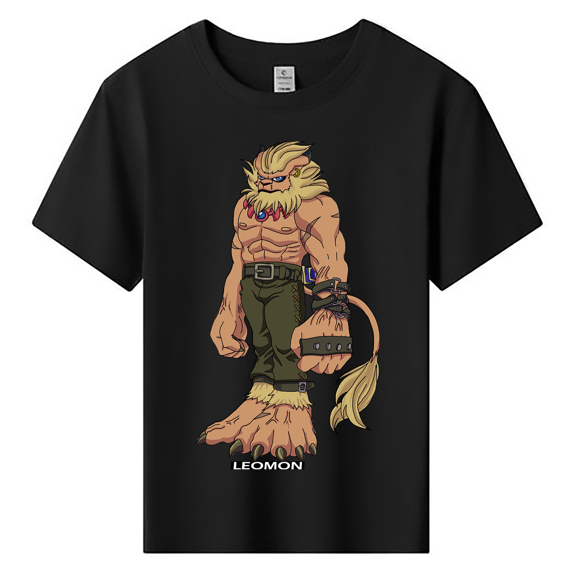 （画像用） Digimon デジタルモンスター/デジモン 綿100％キッズTシャツ（フロントプリント）