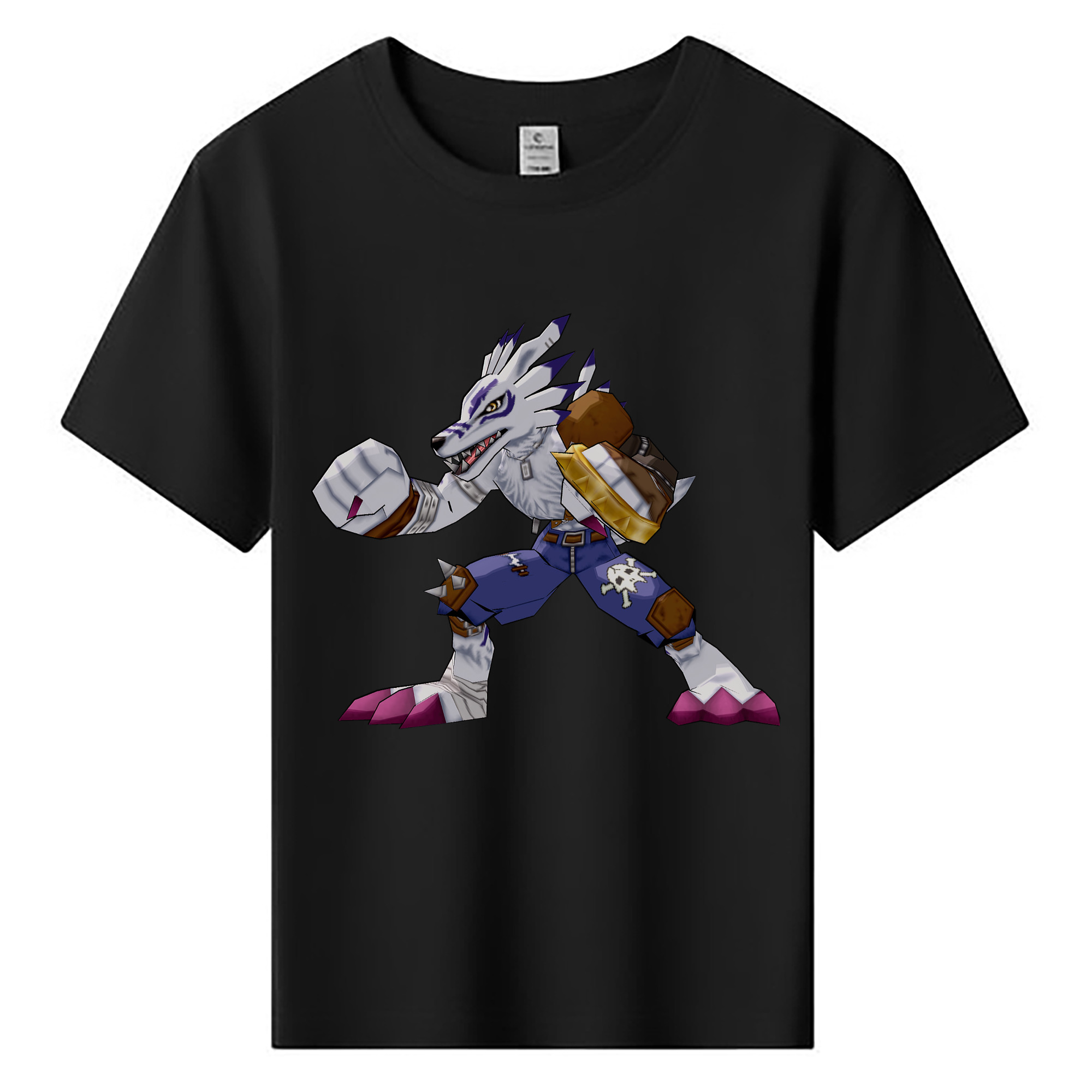 （画像用） Digimon デジタルモンスター/デジモン 綿100％キッズTシャツ（フロントプリント）