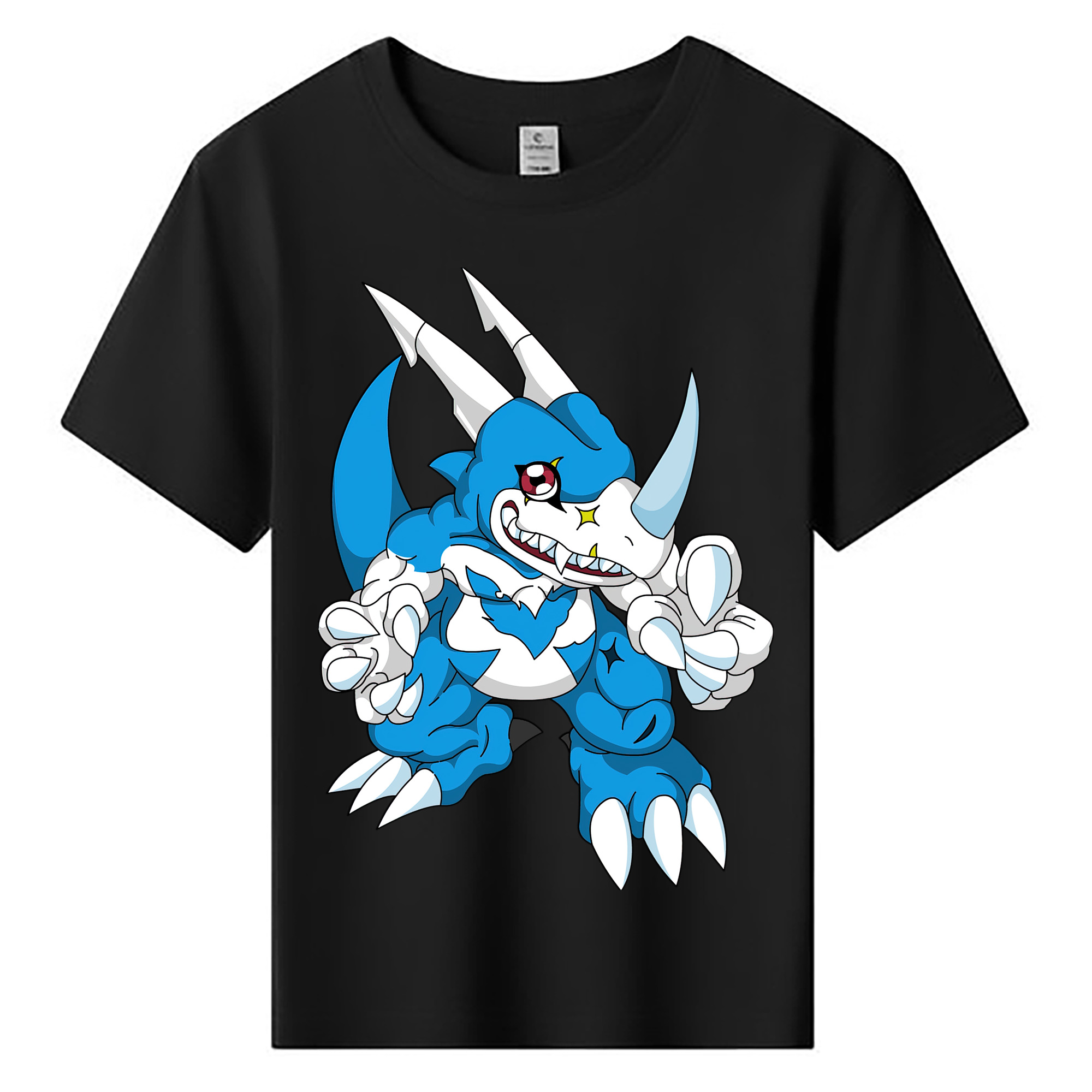 （画像用） Digimon デジタルモンスター/デジモン 綿100％キッズTシャツ（フロントプリント）