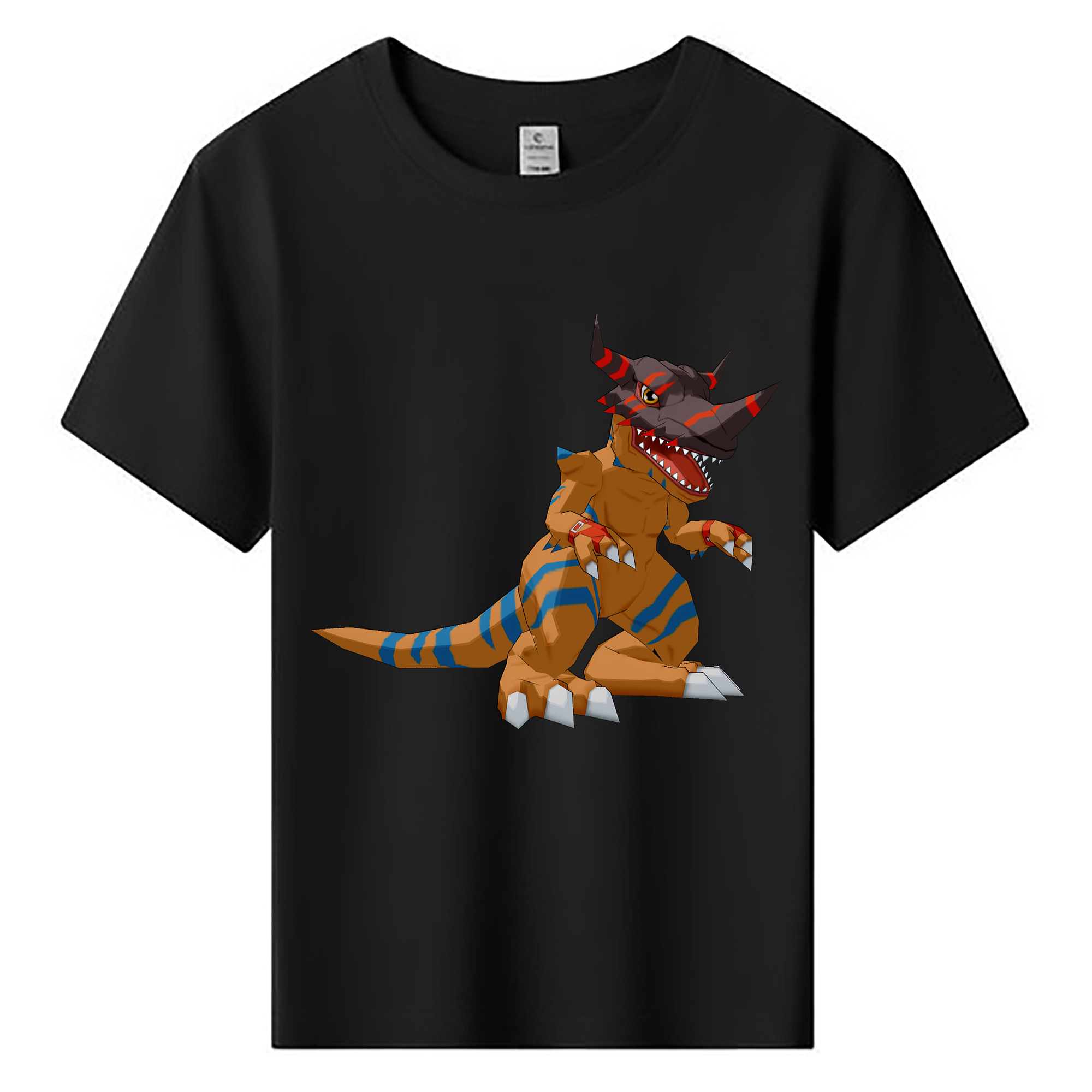 （画像用） Digimon デジタルモンスター/デジモン 綿100％キッズTシャツ（フロントプリント）