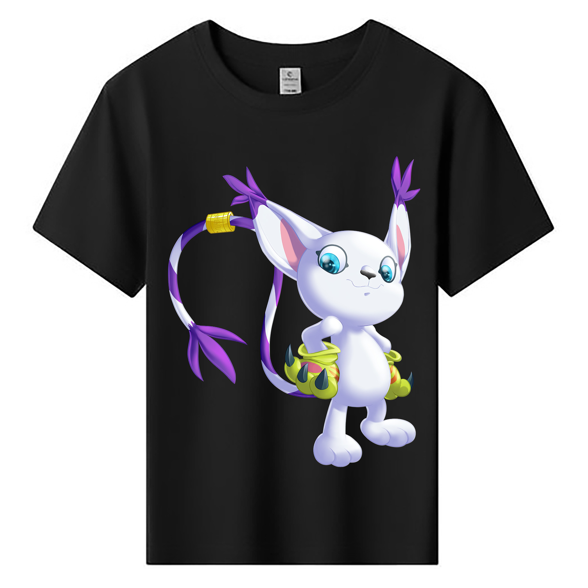 （画像用） Digimon デジタルモンスター/デジモン 綿100％キッズTシャツ（フロントプリント）