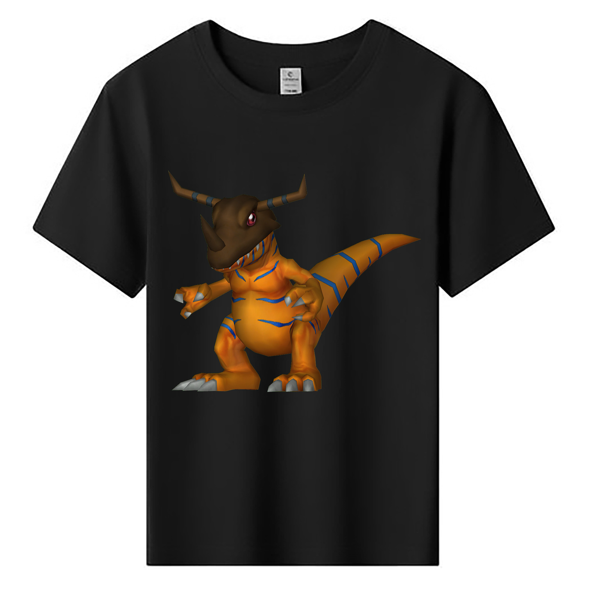 （画像用） Digimon デジタルモンスター/デジモン 綿100％キッズTシャツ（フロントプリント）
