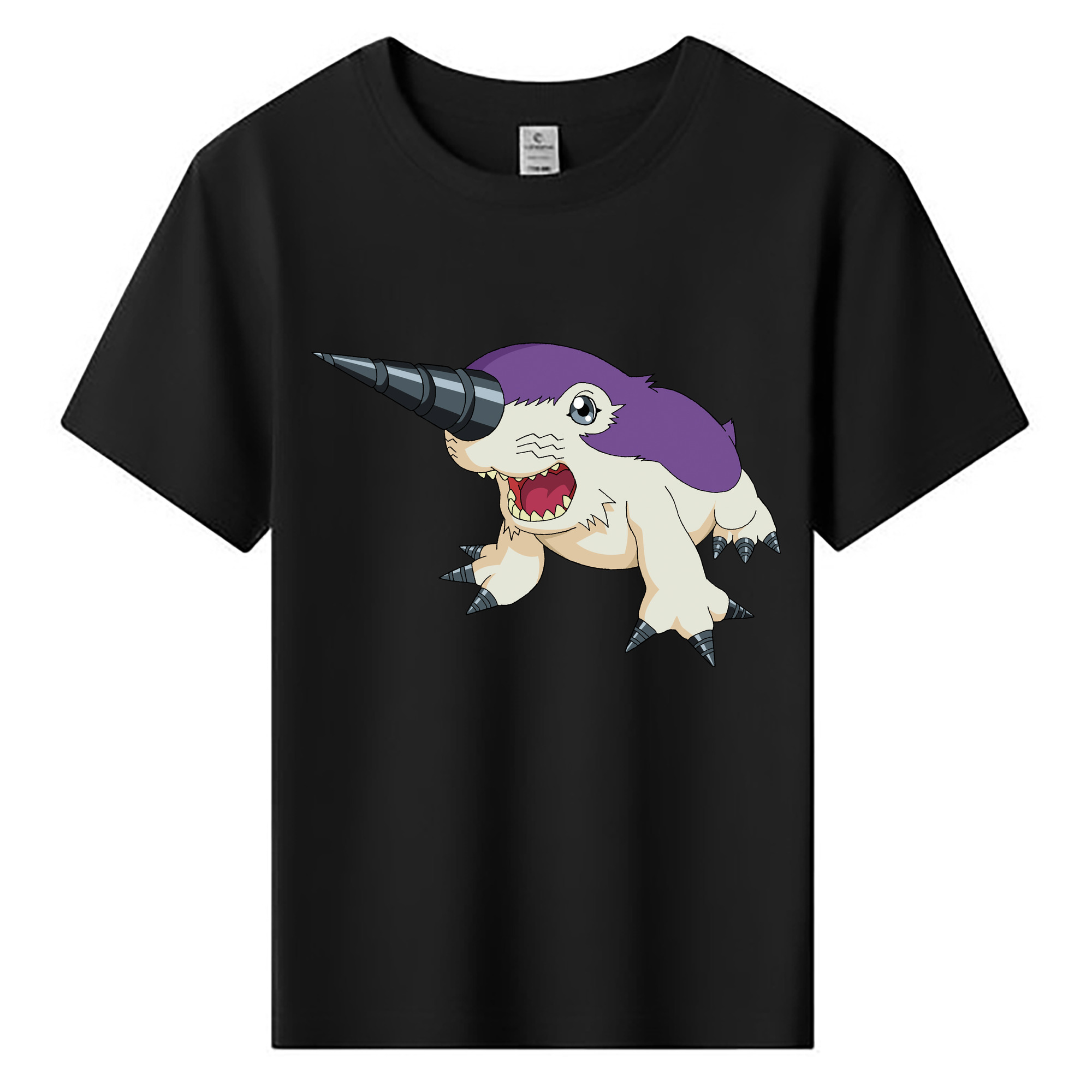 （画像用） Digimon デジタルモンスター/デジモン 綿100％キッズTシャツ（フロントプリント）