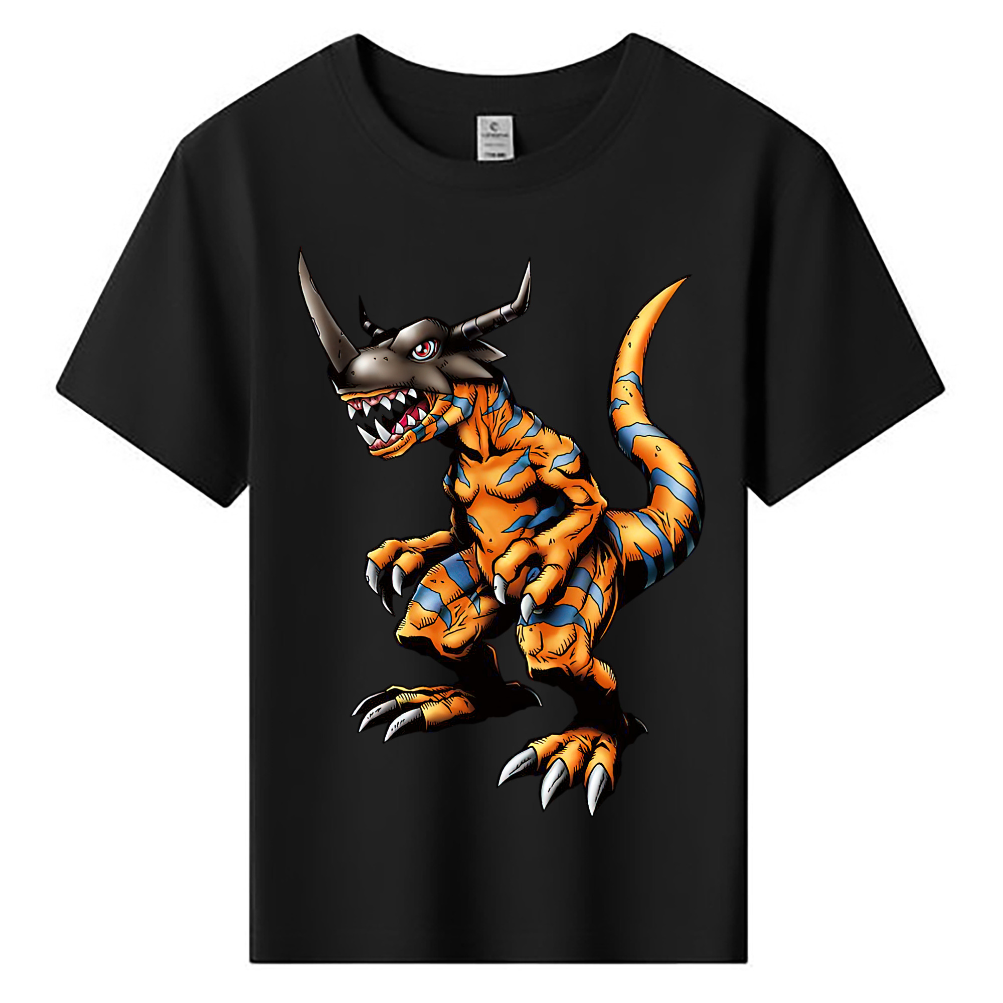 （画像用） Digimon デジタルモンスター/デジモン 綿100％キッズTシャツ（フロントプリント）