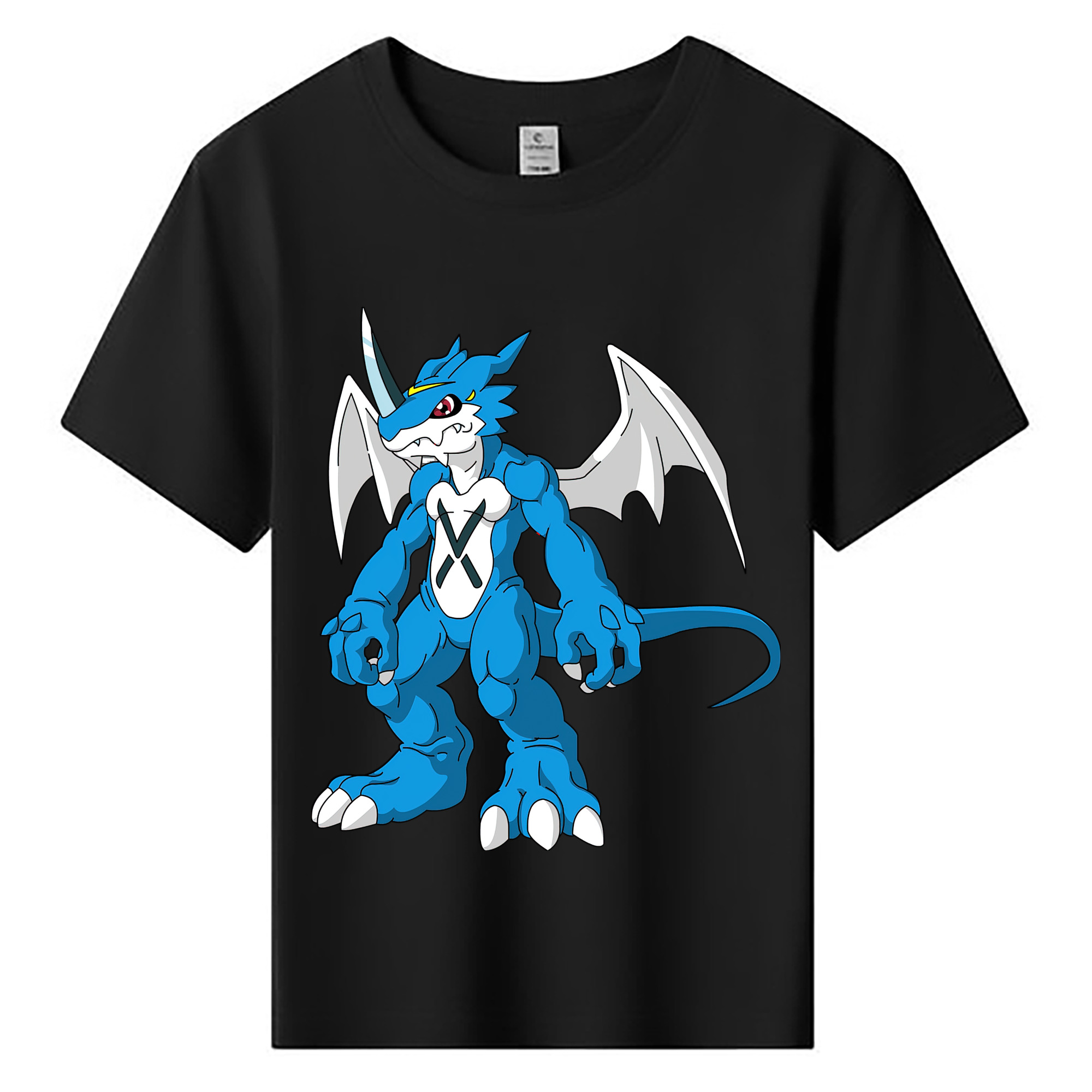 （画像用） Digimon デジタルモンスター/デジモン 綿100％キッズTシャツ（フロントプリント）