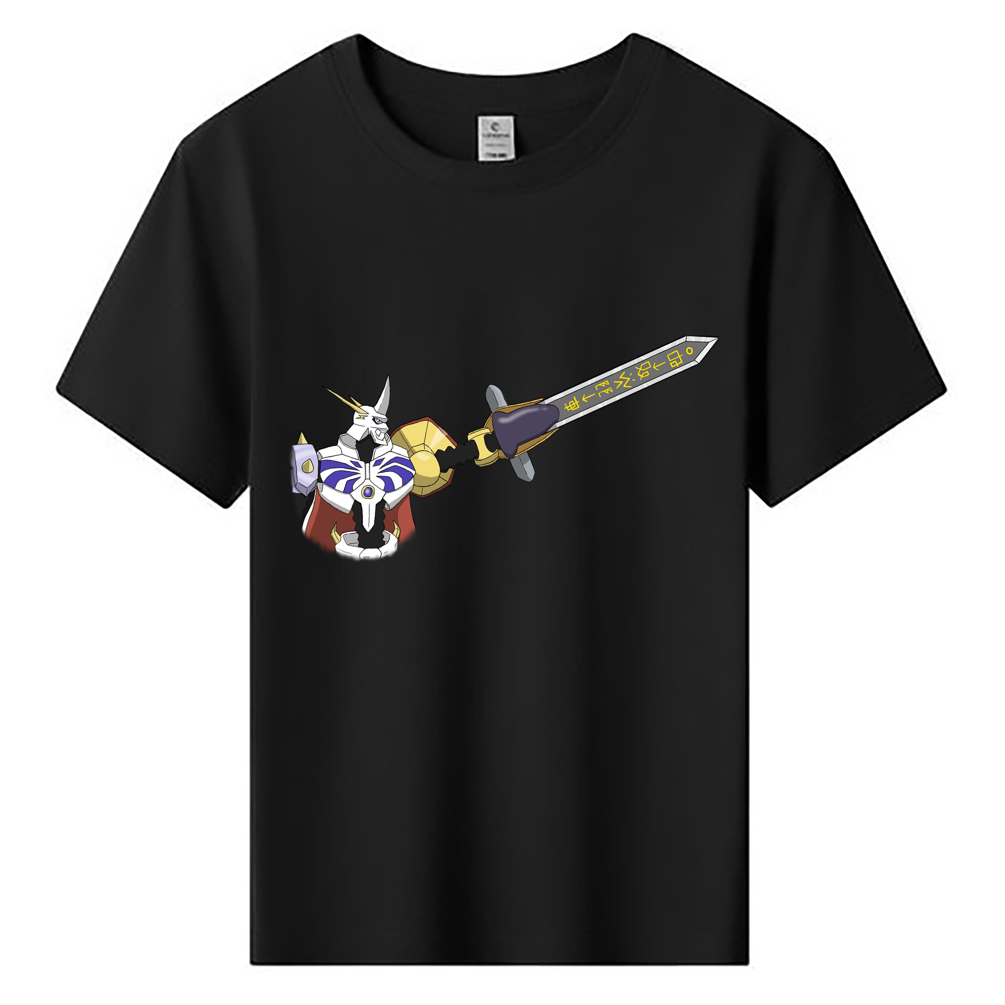 （画像用） Digimon デジタルモンスター/デジモン 綿100％キッズTシャツ（フロントプリント）