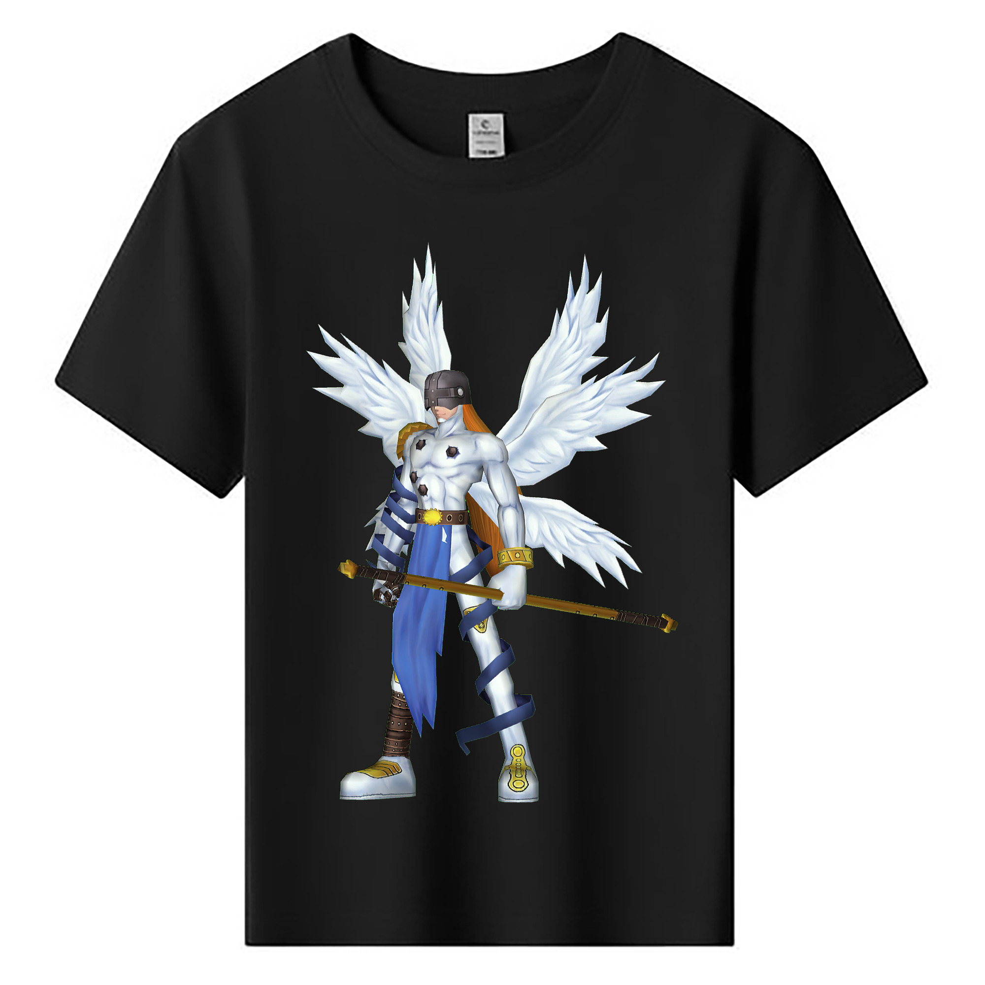 （画像用） Digimon デジタルモンスター/デジモン 綿100％キッズTシャツ（フロントプリント）