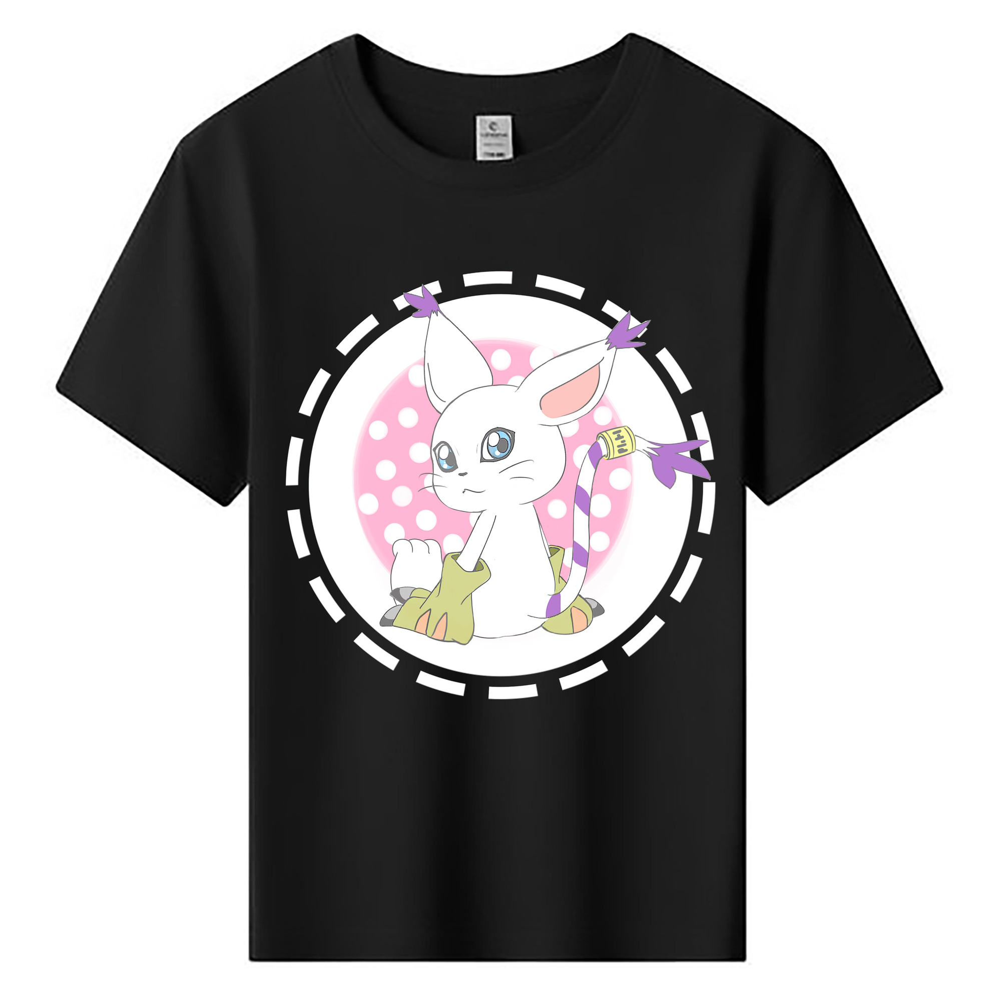 （画像用） Digimon デジタルモンスター/デジモン 綿100％キッズTシャツ（フロントプリント）
