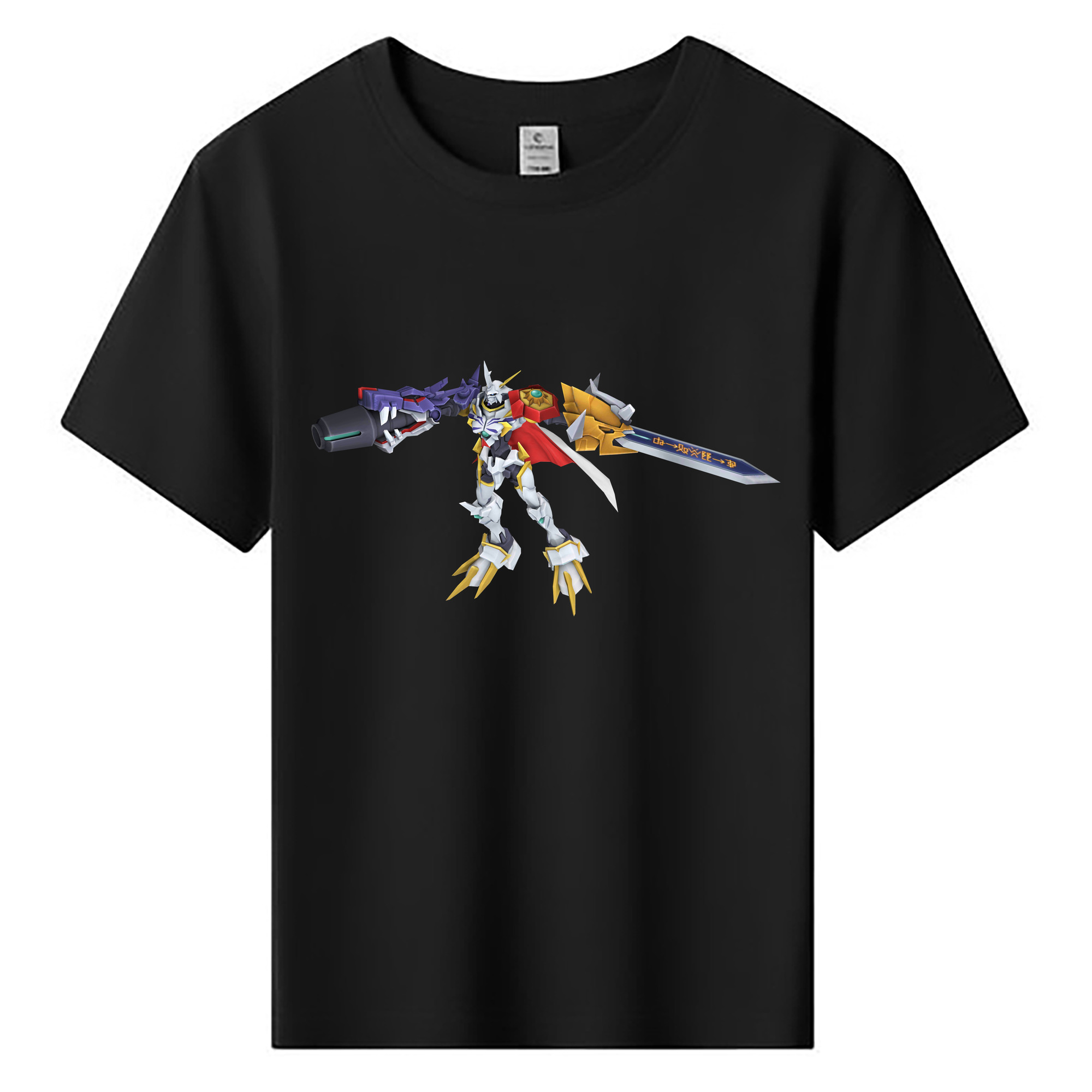 （画像用） Digimon デジタルモンスター/デジモン 綿100％キッズTシャツ（フロントプリント）