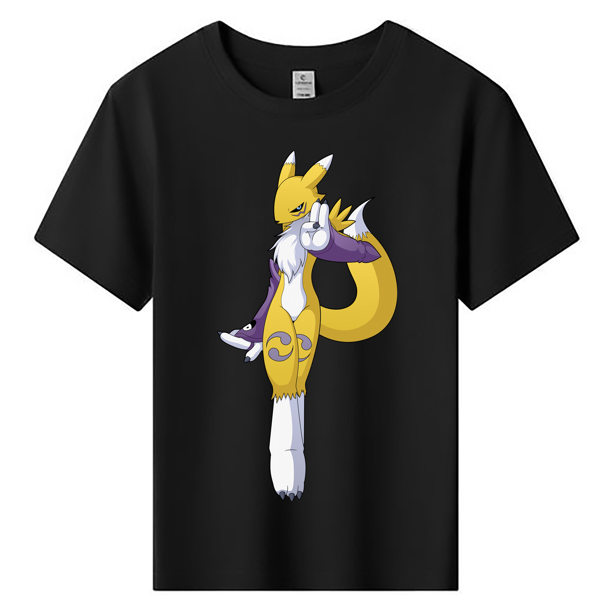 （画像用） Digimon デジタルモンスター/デジモン 綿100％キッズTシャツ（フロントプリント）