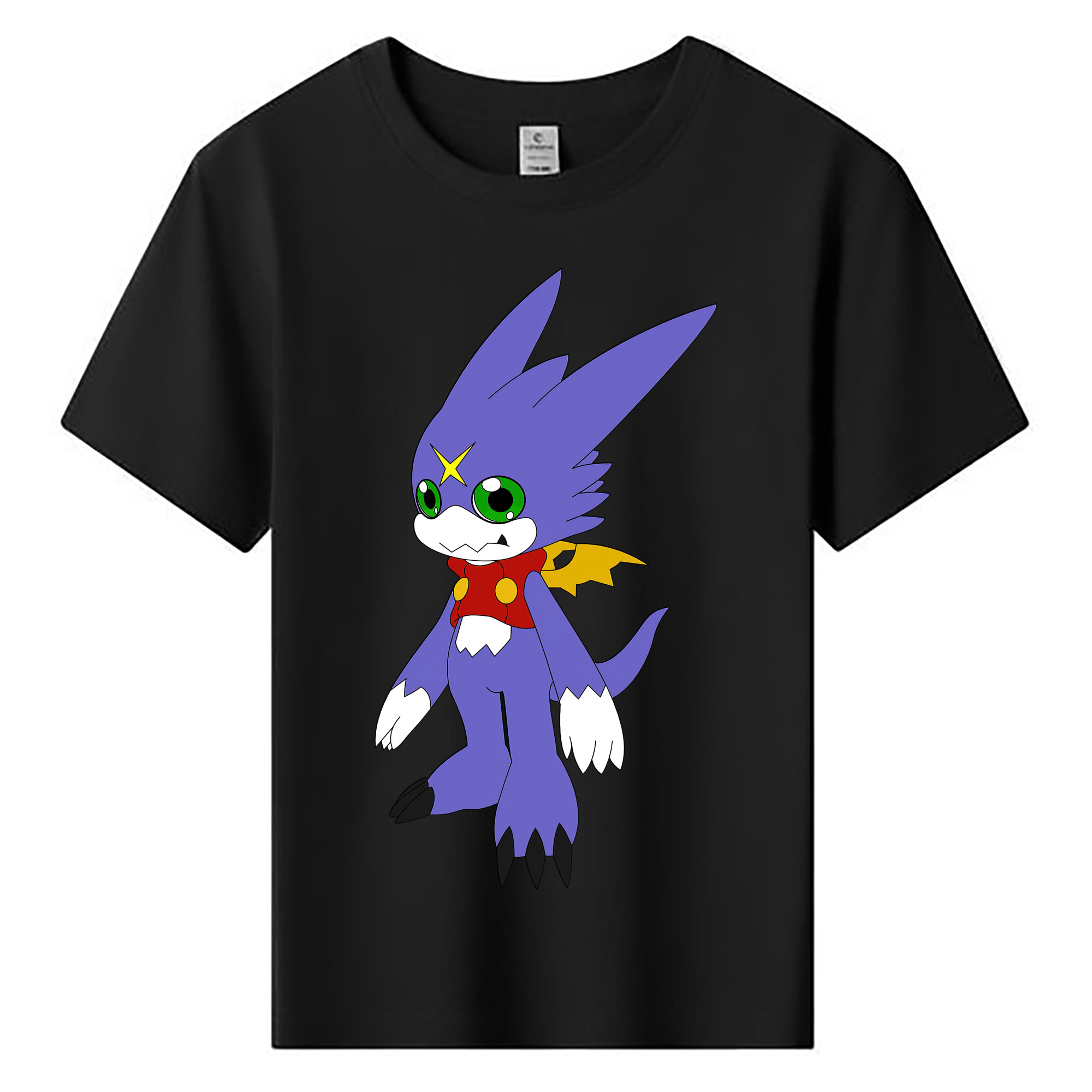 （画像用） Digimon デジタルモンスター/デジモン 綿100％キッズTシャツ（フロントプリント）