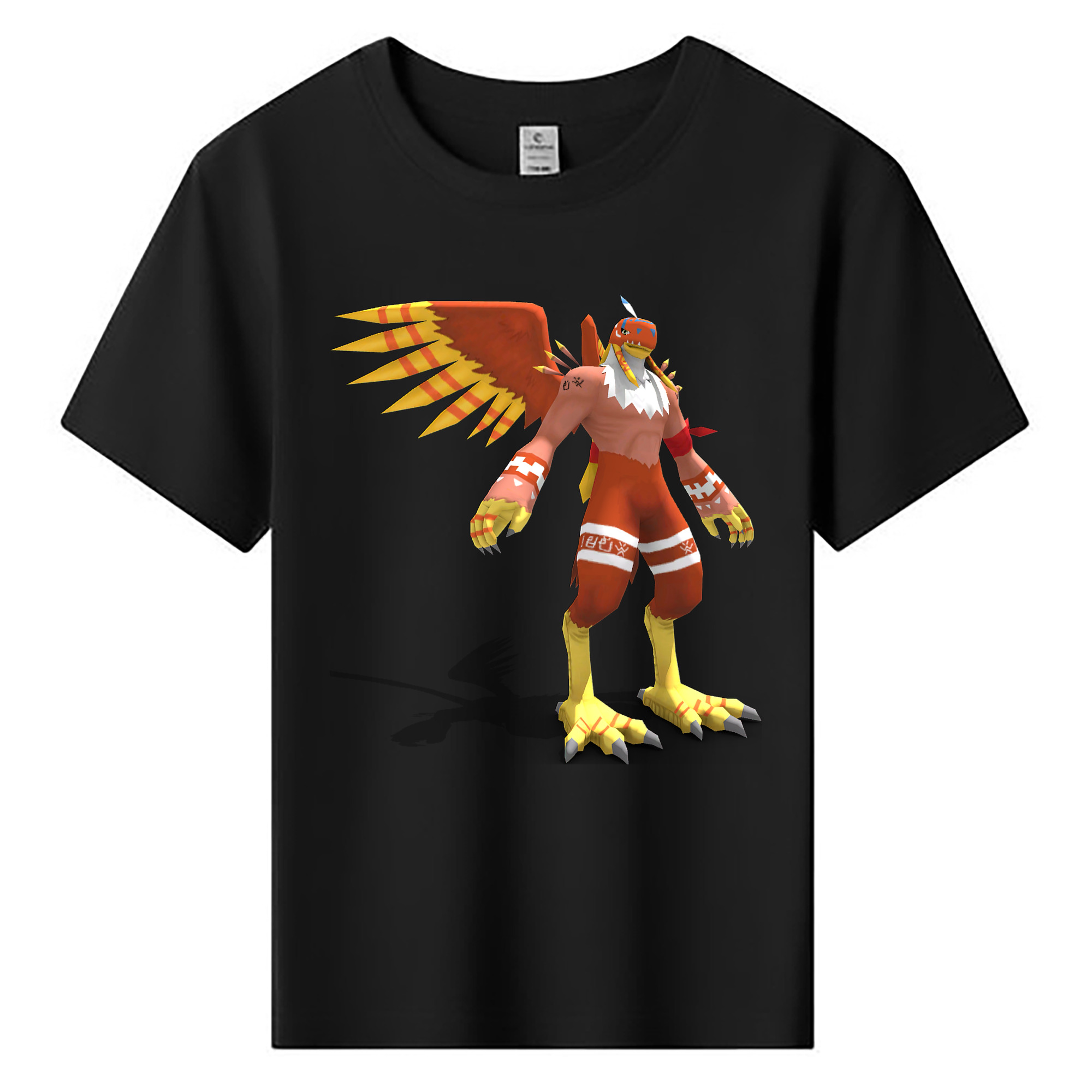（画像用） Digimon デジタルモンスター/デジモン 綿100％キッズTシャツ（フロントプリント）