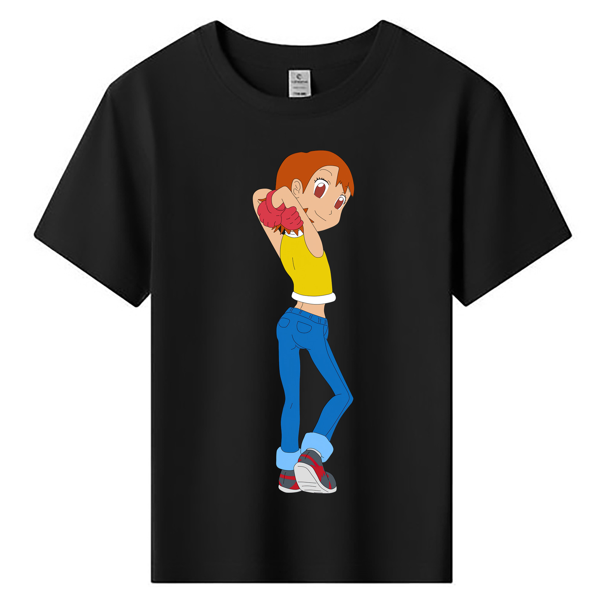 （画像用） Digimon デジタルモンスター/デジモン 綿100％キッズTシャツ（フロントプリント）