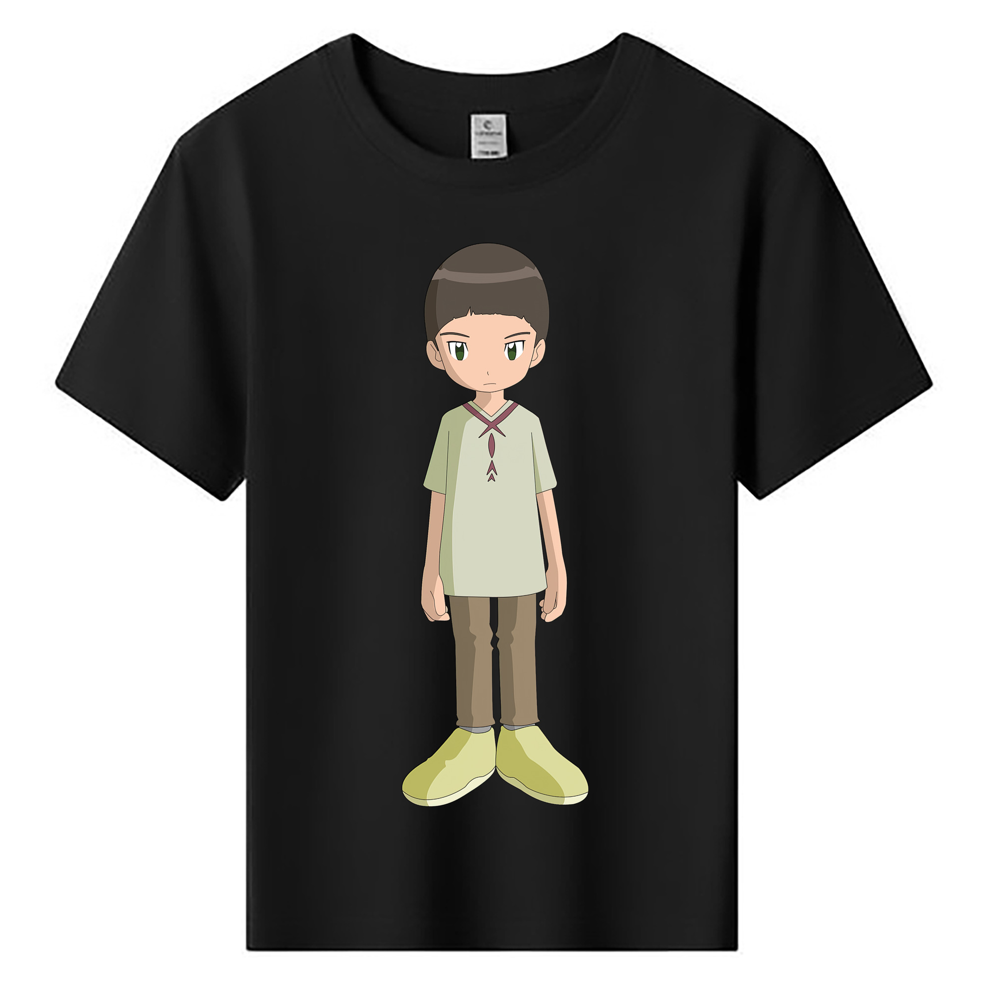（画像用） Digimon デジタルモンスター/デジモン 綿100％キッズTシャツ（フロントプリント）
