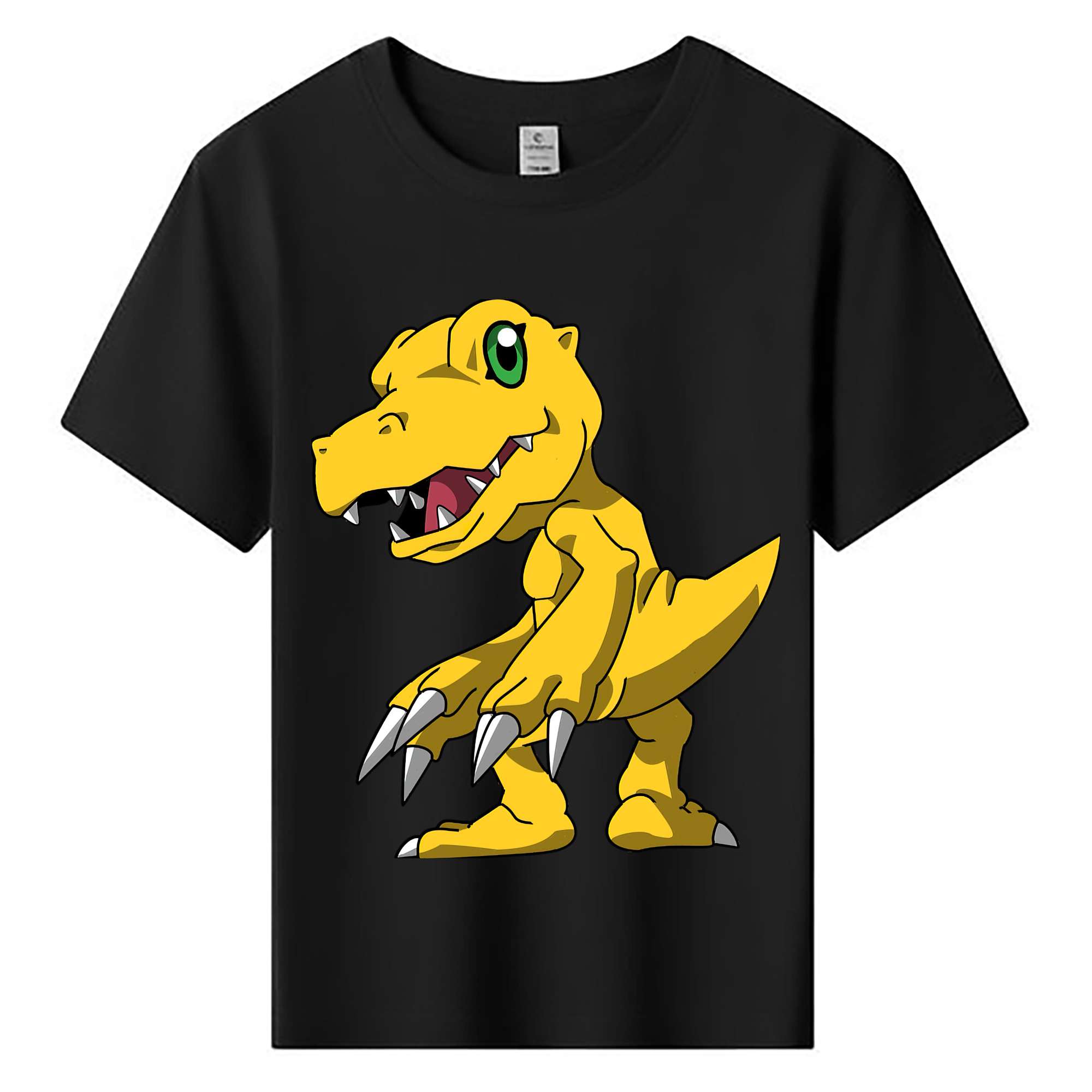 （画像用） Digimon デジタルモンスター/デジモン 綿100％キッズTシャツ（フロントプリント）