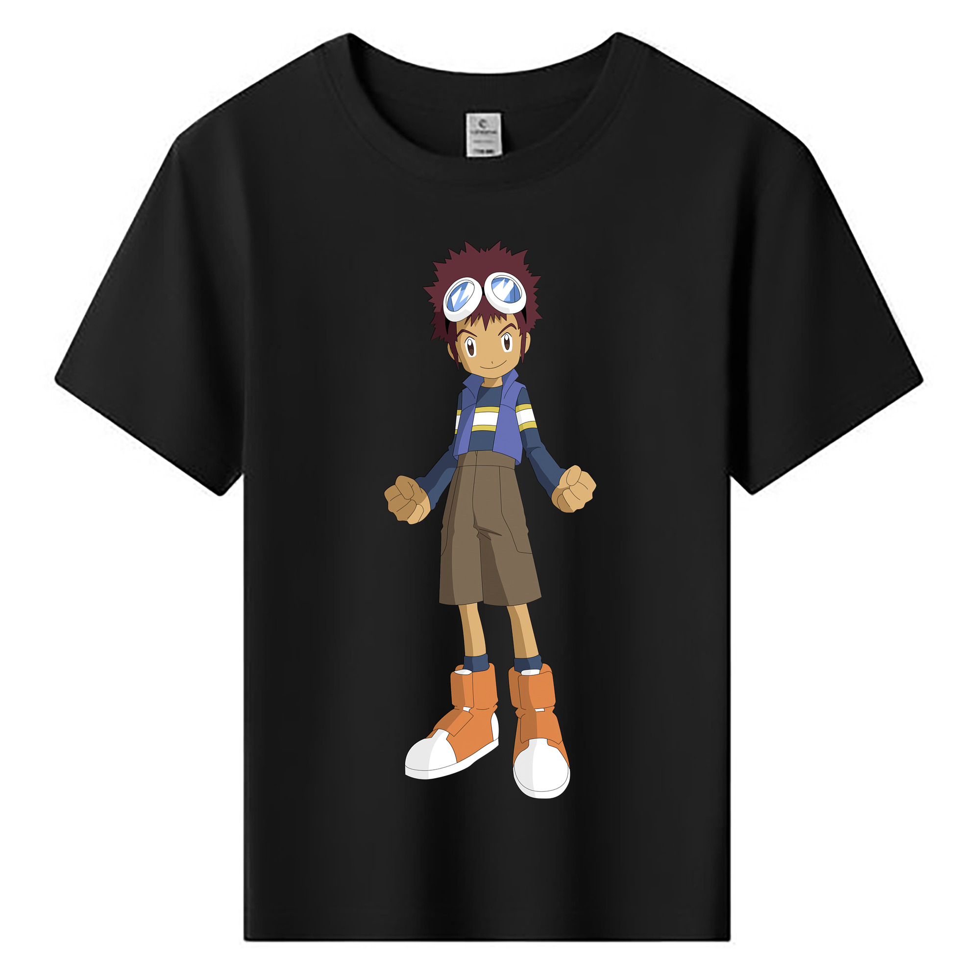 （画像用） Digimon デジタルモンスター/デジモン 綿100％キッズTシャツ（フロントプリント）