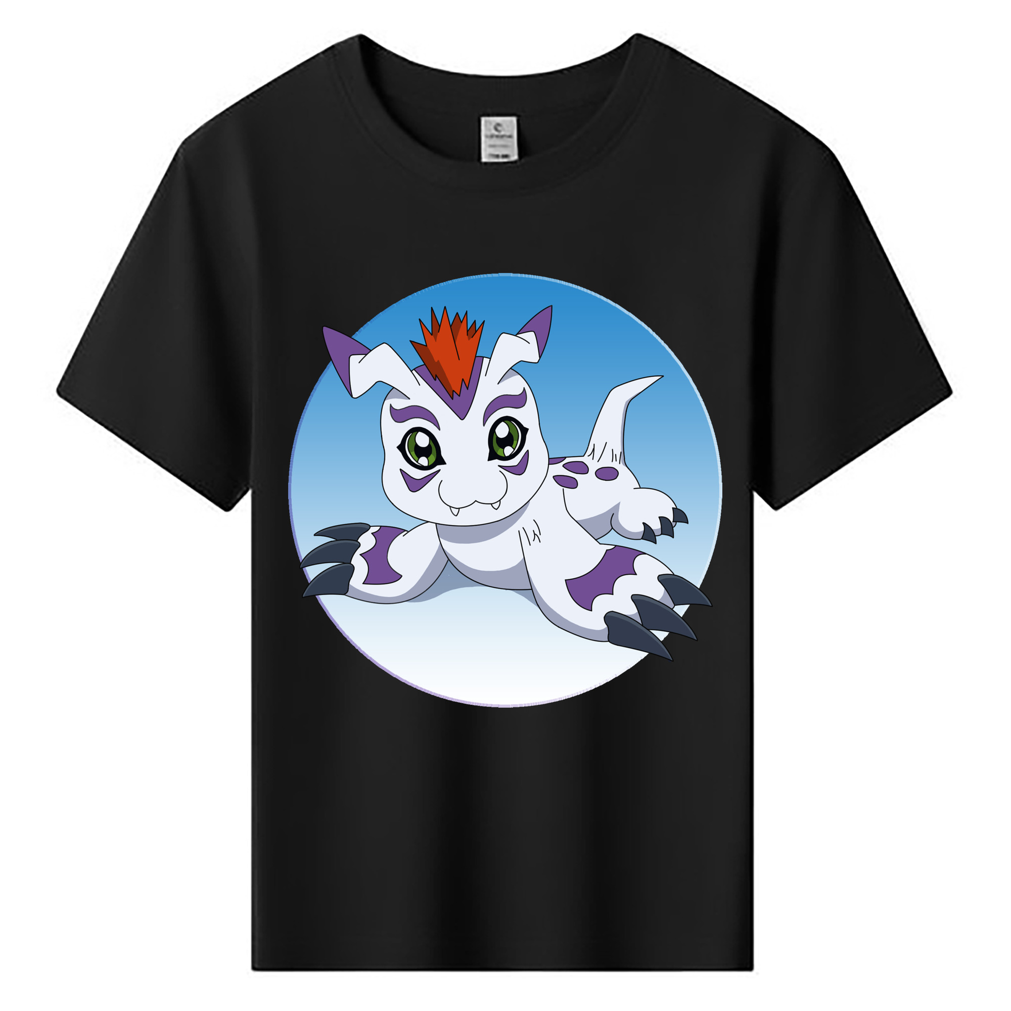 （画像用） Digimon デジタルモンスター/デジモン 綿100％キッズTシャツ（フロントプリント）
