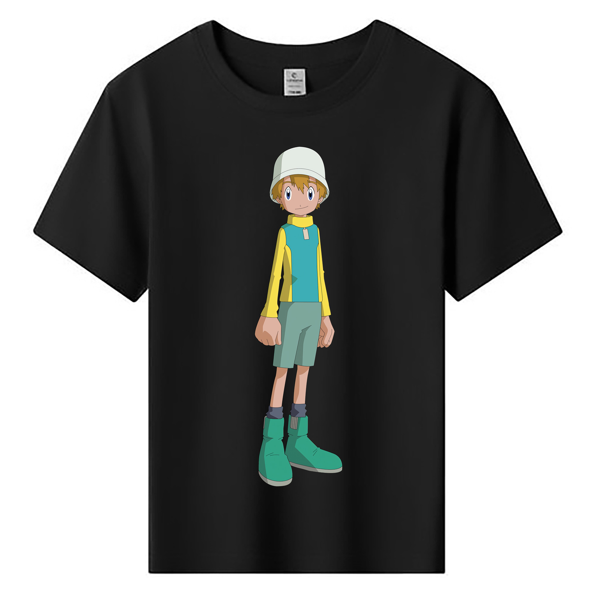 （画像用） Digimon デジタルモンスター/デジモン 綿100％キッズTシャツ（フロントプリント）