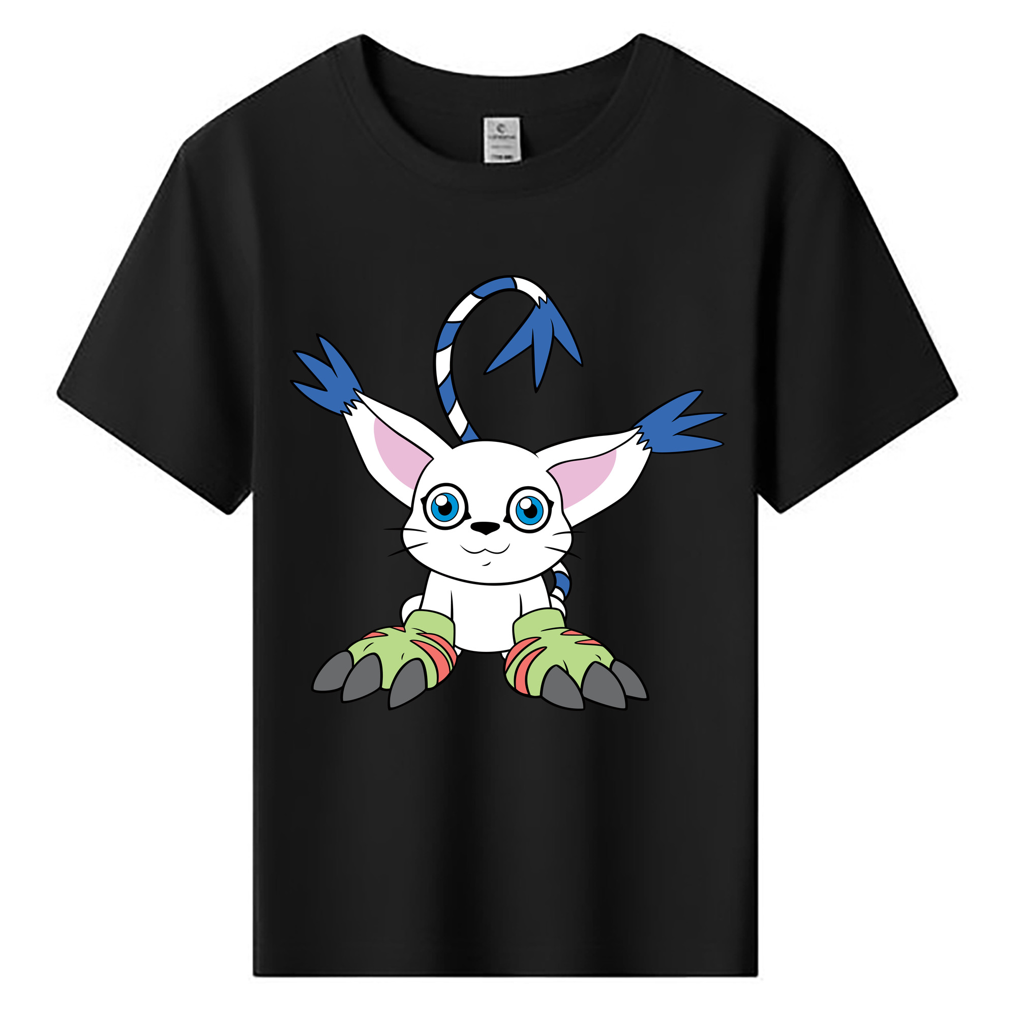 （画像用） Digimon デジタルモンスター/デジモン 綿100％キッズTシャツ（フロントプリント）