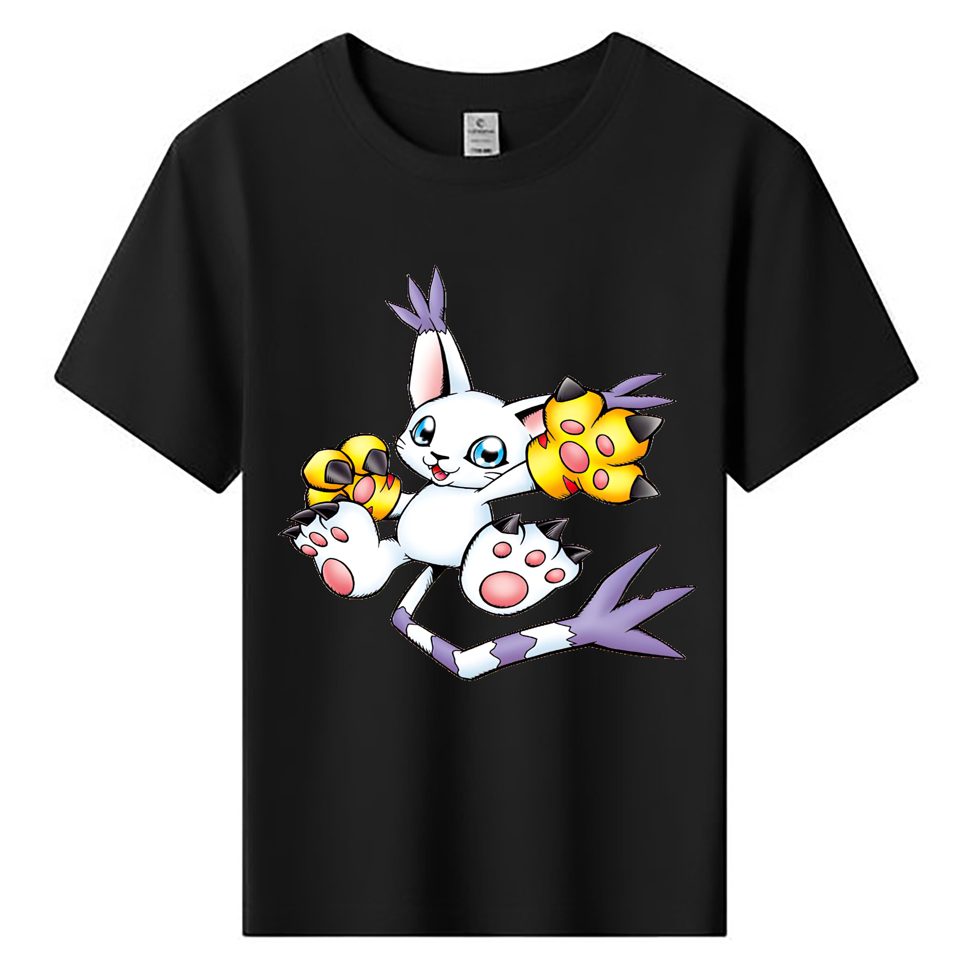 （画像用） Digimon デジタルモンスター/デジモン 綿100％キッズTシャツ（フロントプリント）
