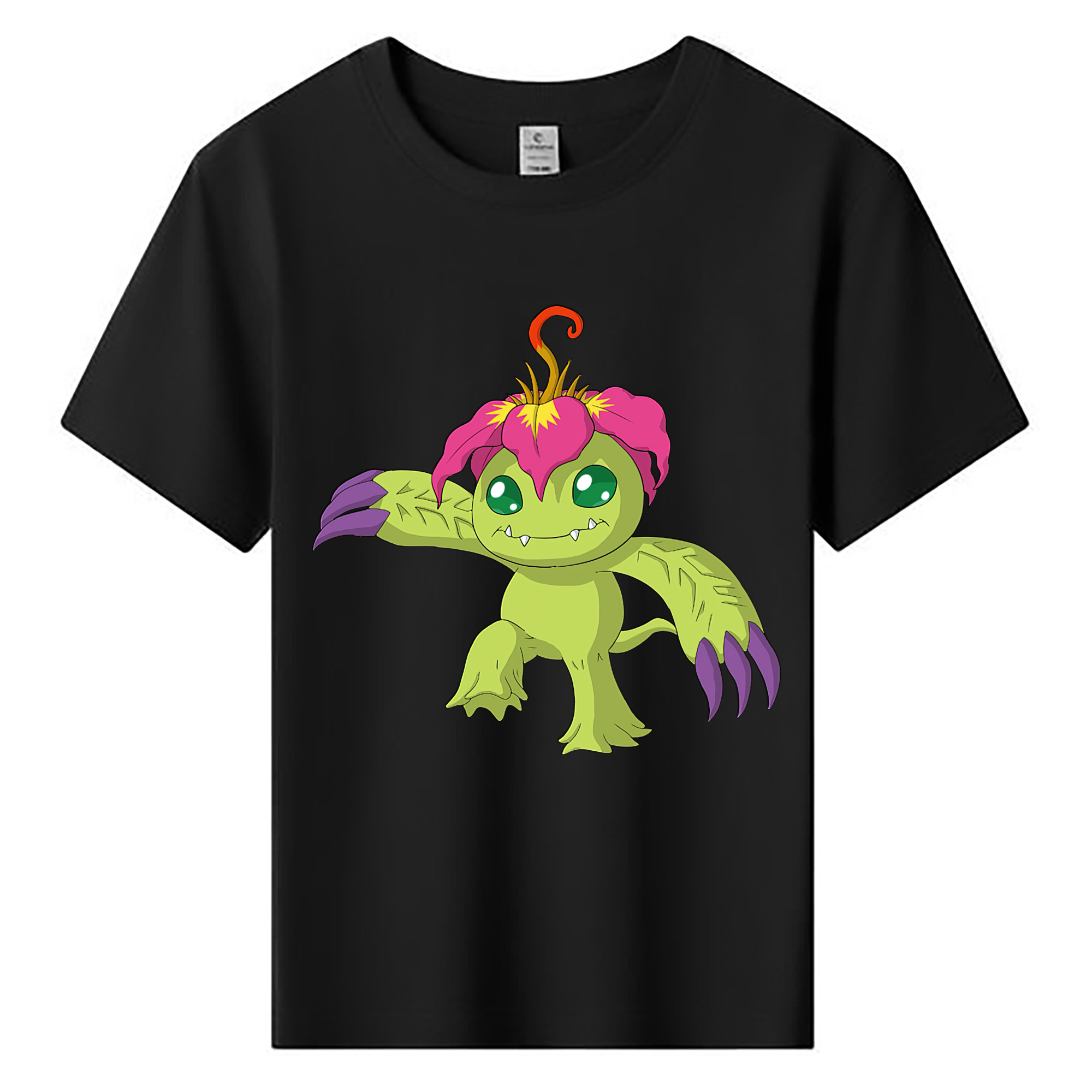（画像用） Digimon デジタルモンスター/デジモン 綿100％キッズTシャツ（フロントプリント）