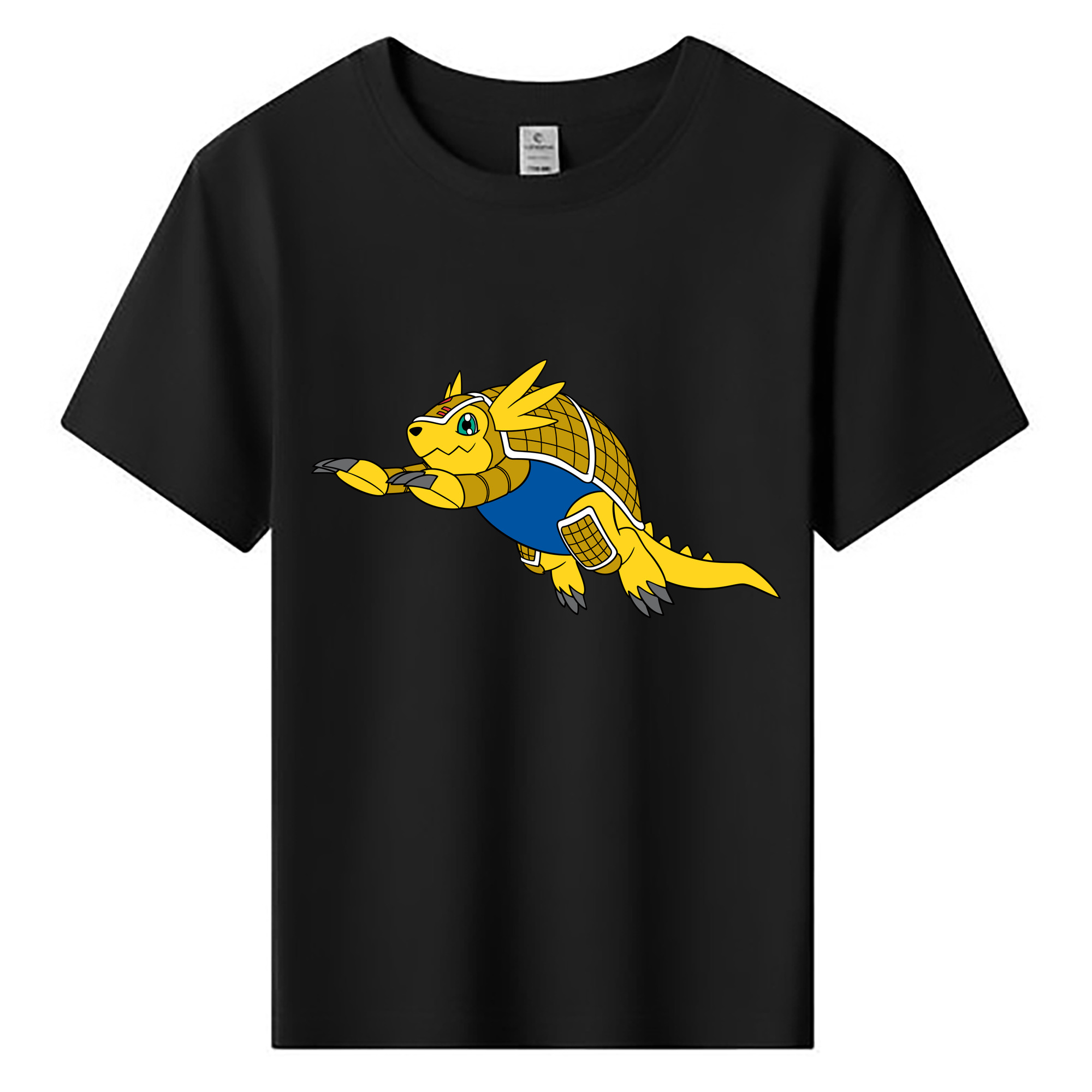 （画像用） Digimon デジタルモンスター/デジモン 綿100％キッズTシャツ（フロントプリント）