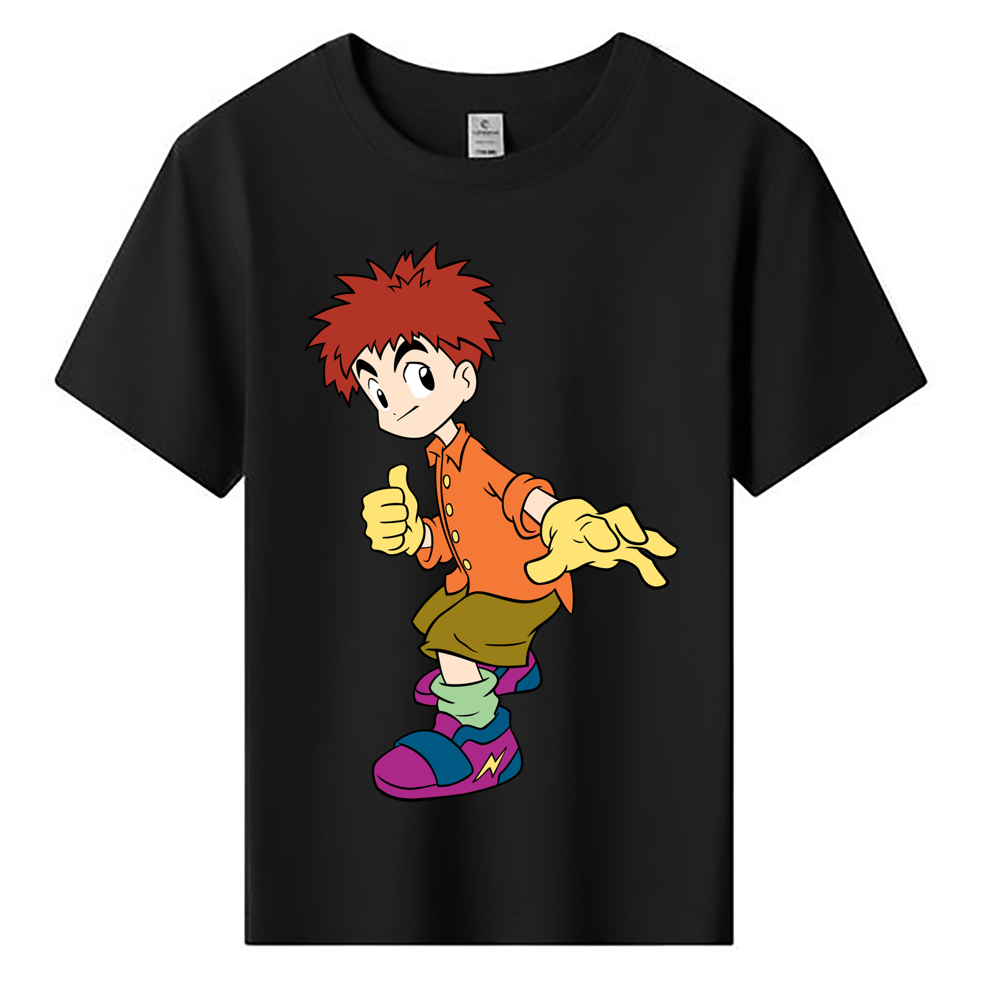（画像用） Digimon デジタルモンスター/デジモン 綿100％キッズTシャツ（フロントプリント）