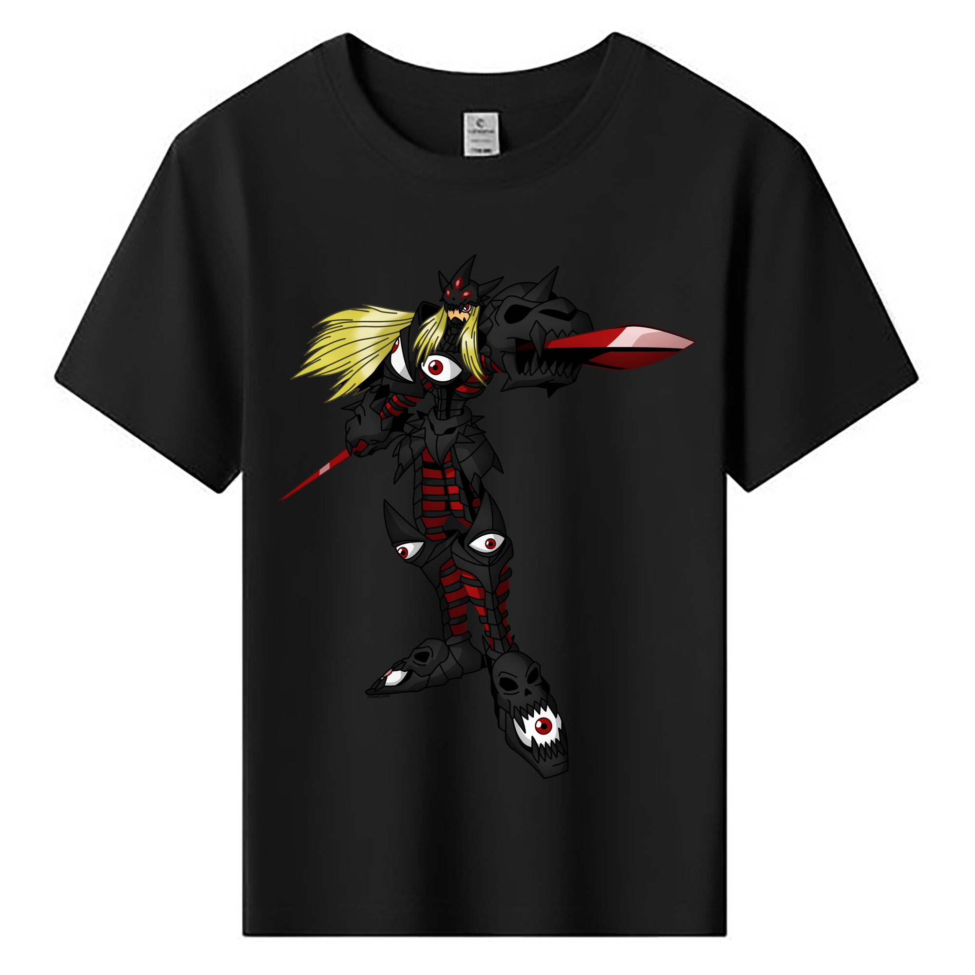 （画像用） Digimon デジタルモンスター/デジモン 綿100％キッズTシャツ（フロントプリント）