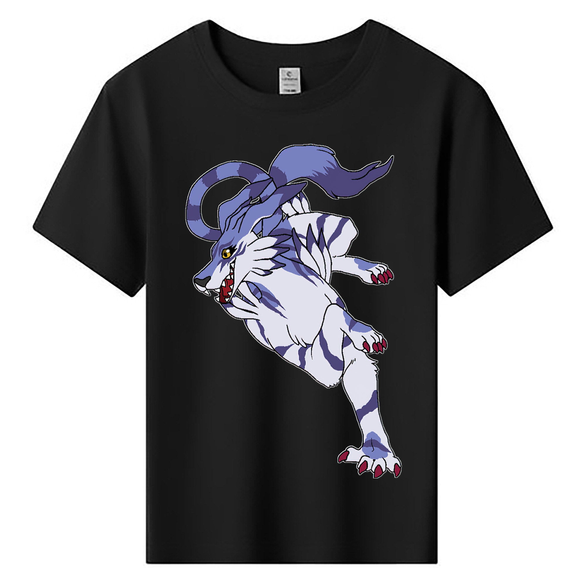 （画像用） Digimon デジタルモンスター/デジモン 綿100％キッズTシャツ（フロントプリント）