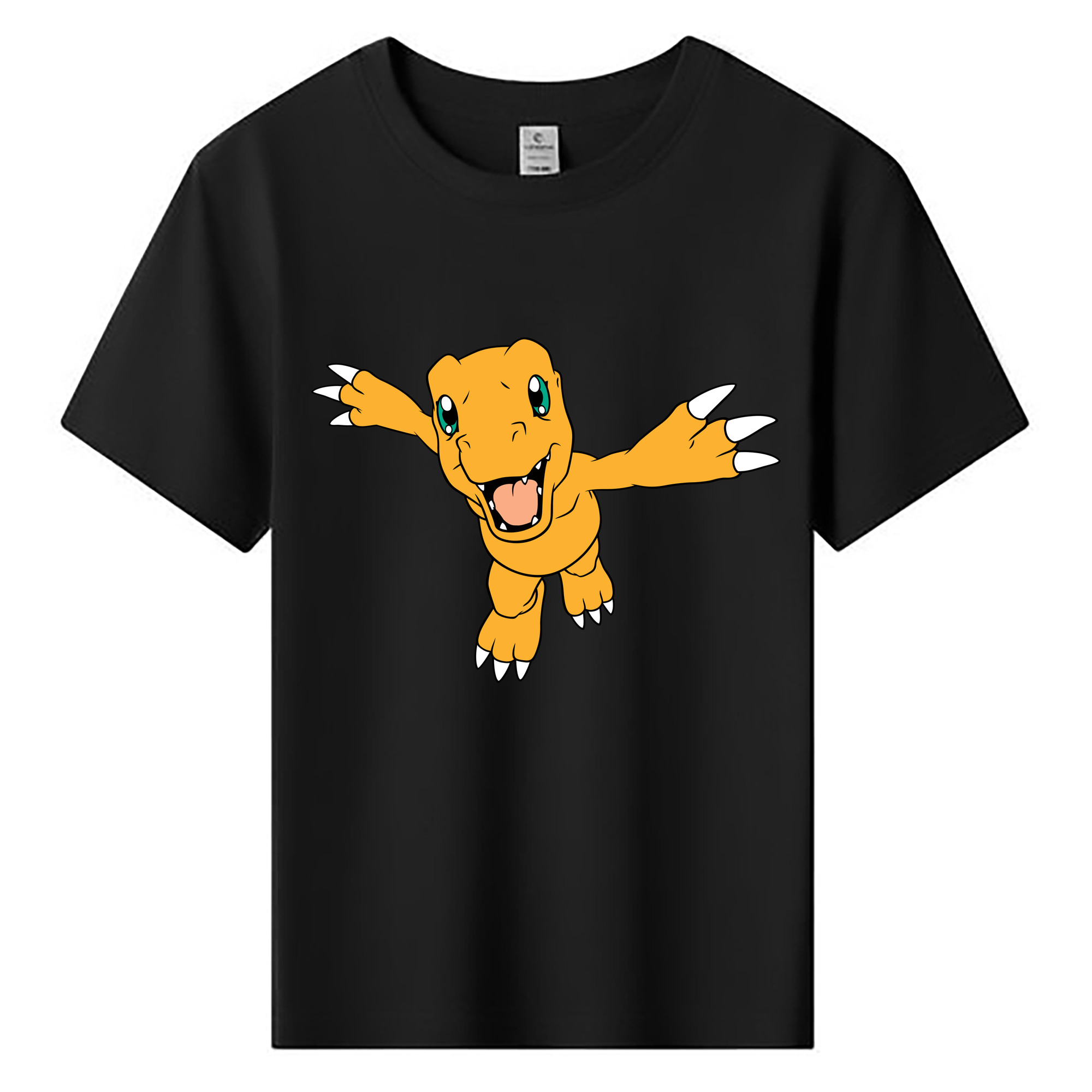 （画像用） Digimon デジタルモンスター/デジモン 綿100％キッズTシャツ（フロントプリント）