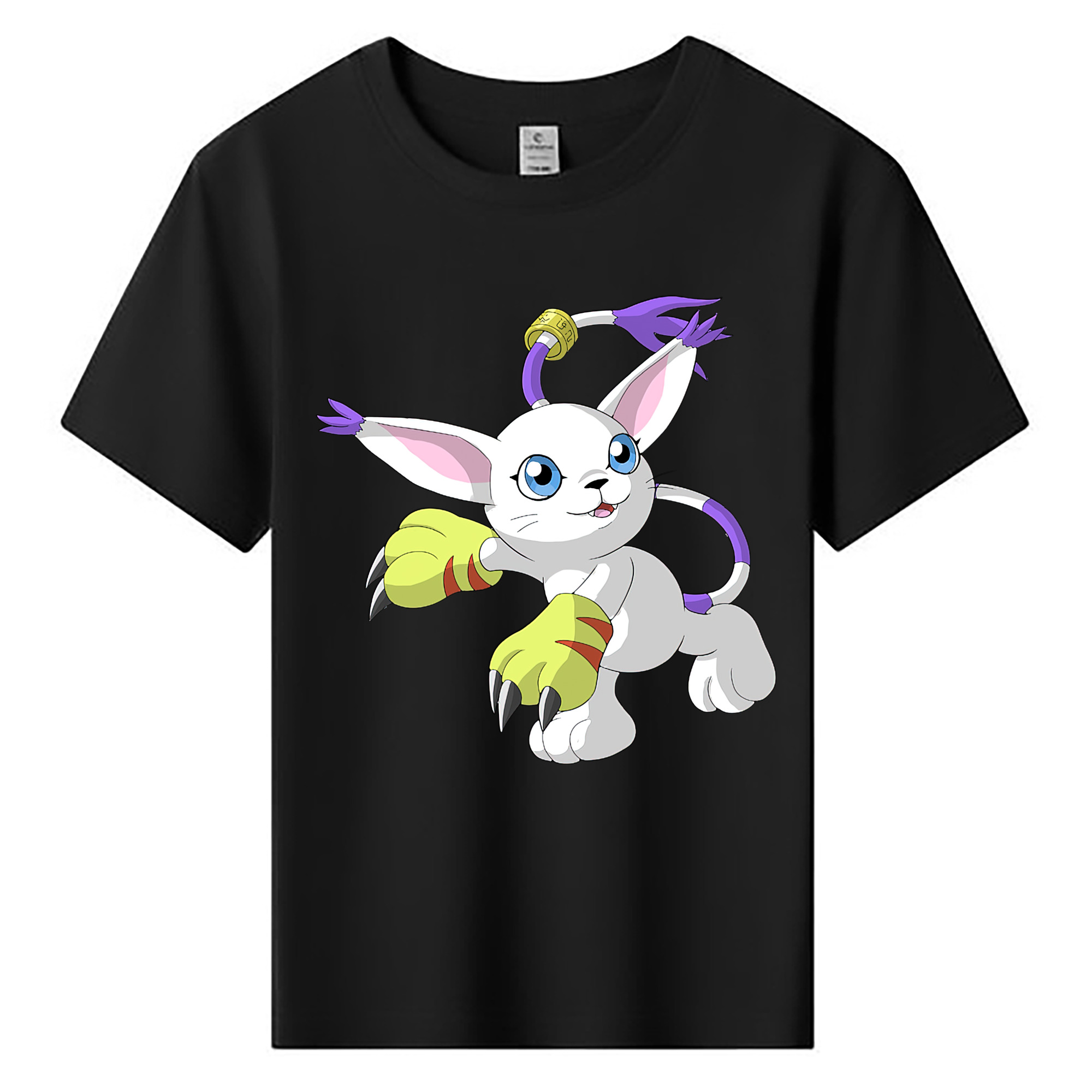 （画像用） Digimon デジタルモンスター/デジモン 綿100％キッズTシャツ（フロントプリント）