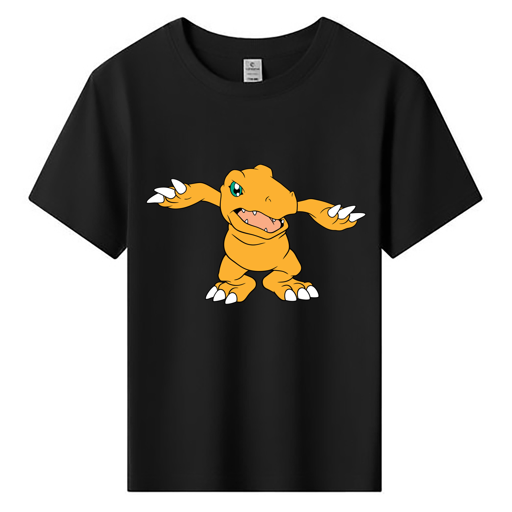 （画像用） Digimon デジタルモンスター/デジモン 綿100％キッズTシャツ（フロントプリント）