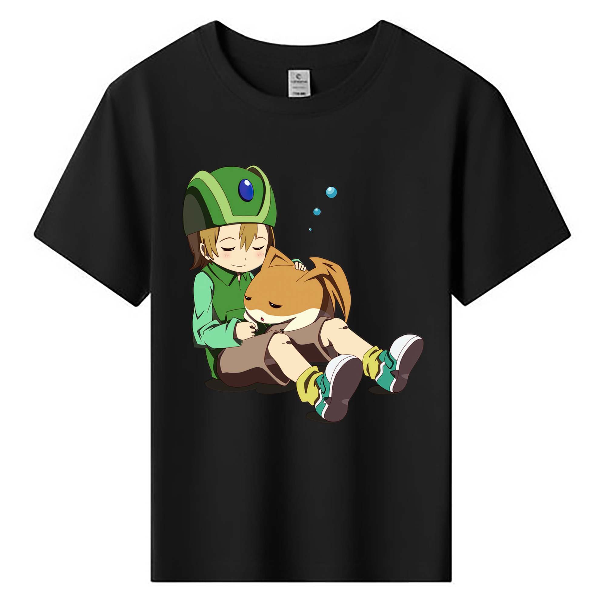 （画像用） Digimon デジタルモンスター/デジモン 綿100％キッズTシャツ（フロントプリント）
