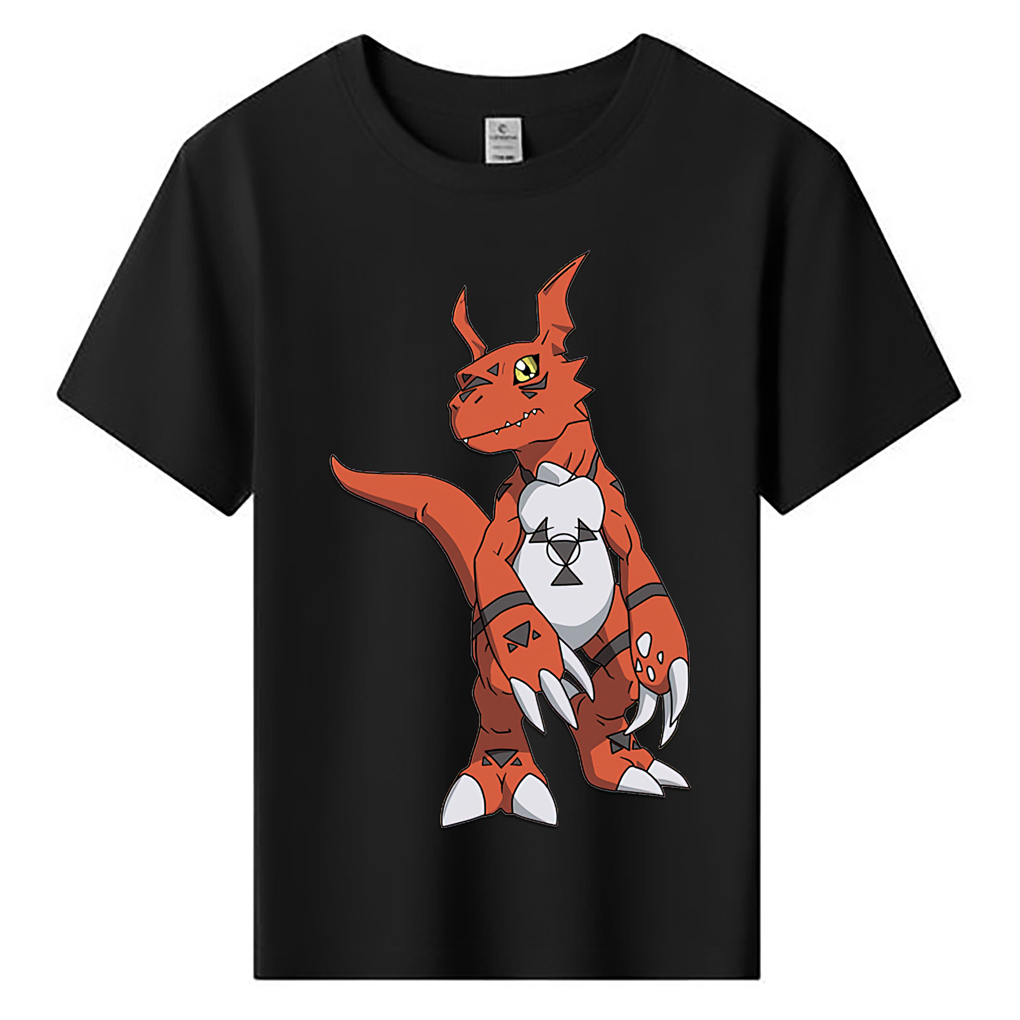 （画像用） Digimon デジタルモンスター/デジモン 綿100％キッズTシャツ（フロントプリント）