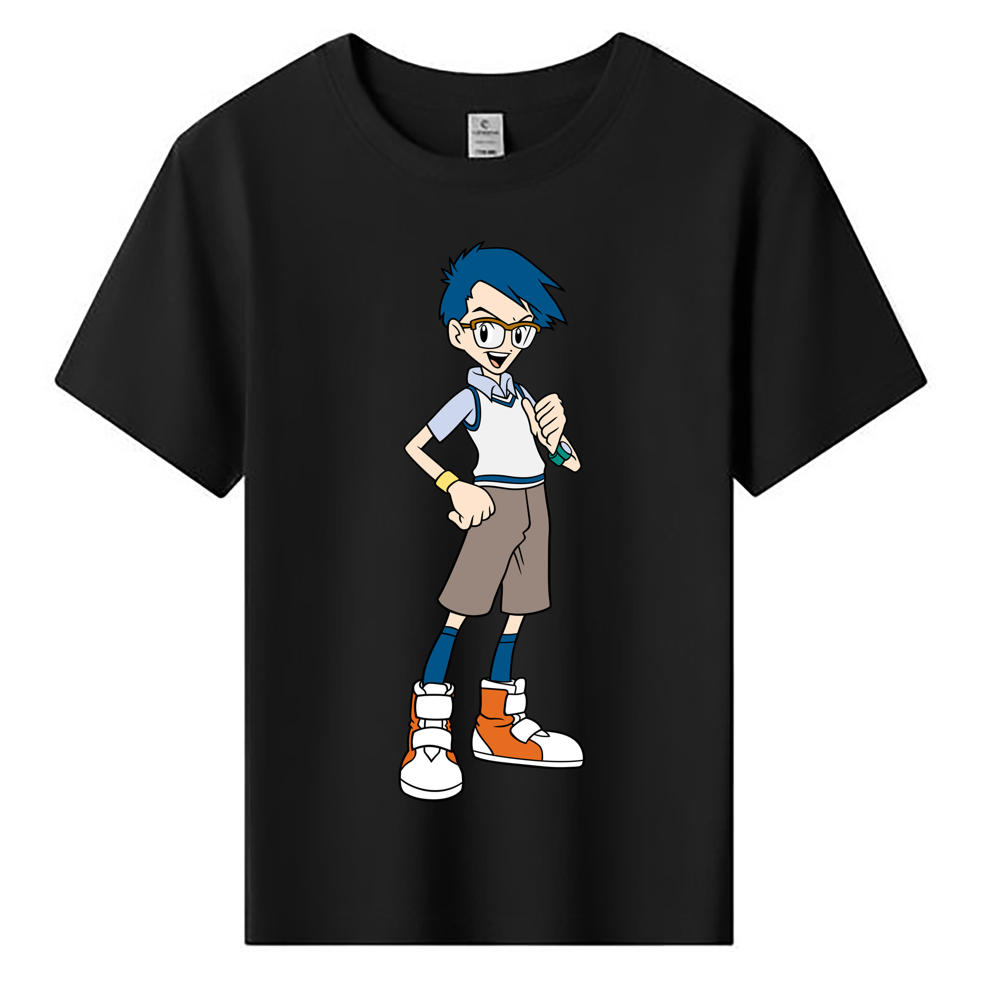 （画像用） Digimon デジタルモンスター/デジモン 綿100％キッズTシャツ（フロントプリント）