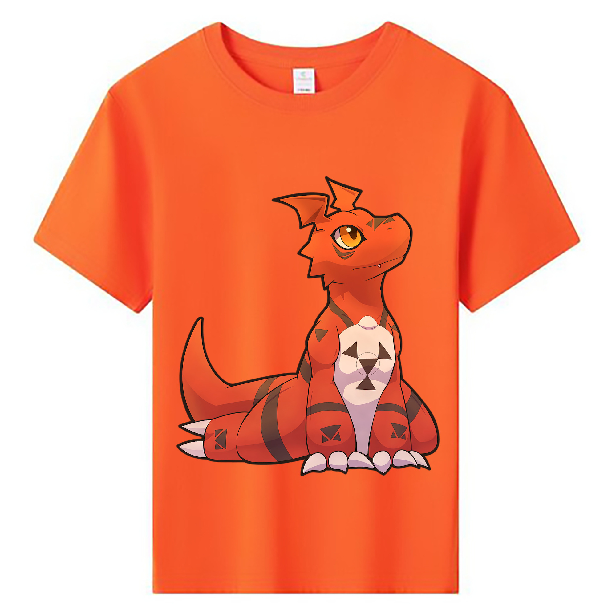（画像用） Digimon デジタルモンスター/デジモン 綿100％キッズTシャツ（フロントプリント）