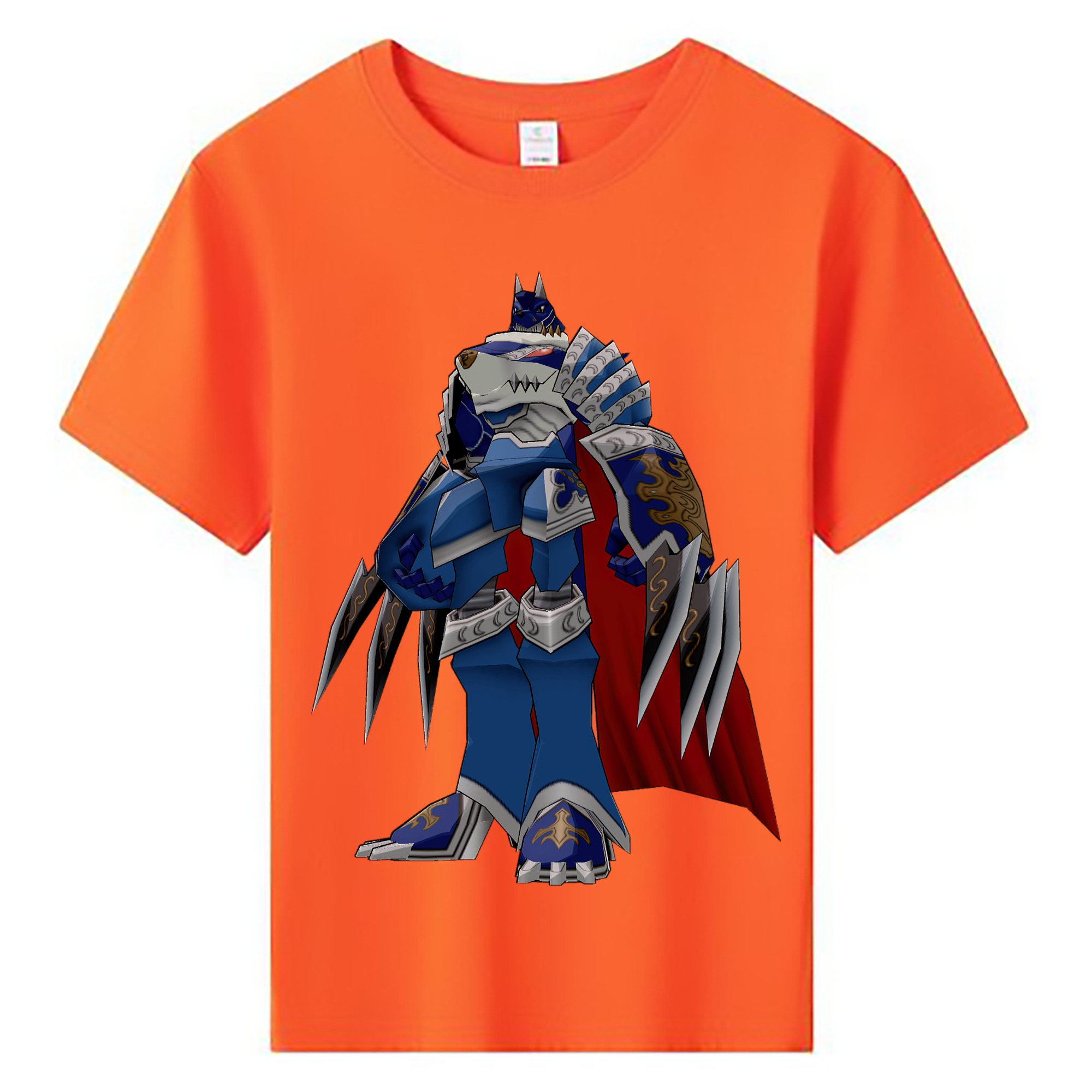 （画像用） Digimon デジタルモンスター/デジモン 綿100％キッズTシャツ（フロントプリント）
