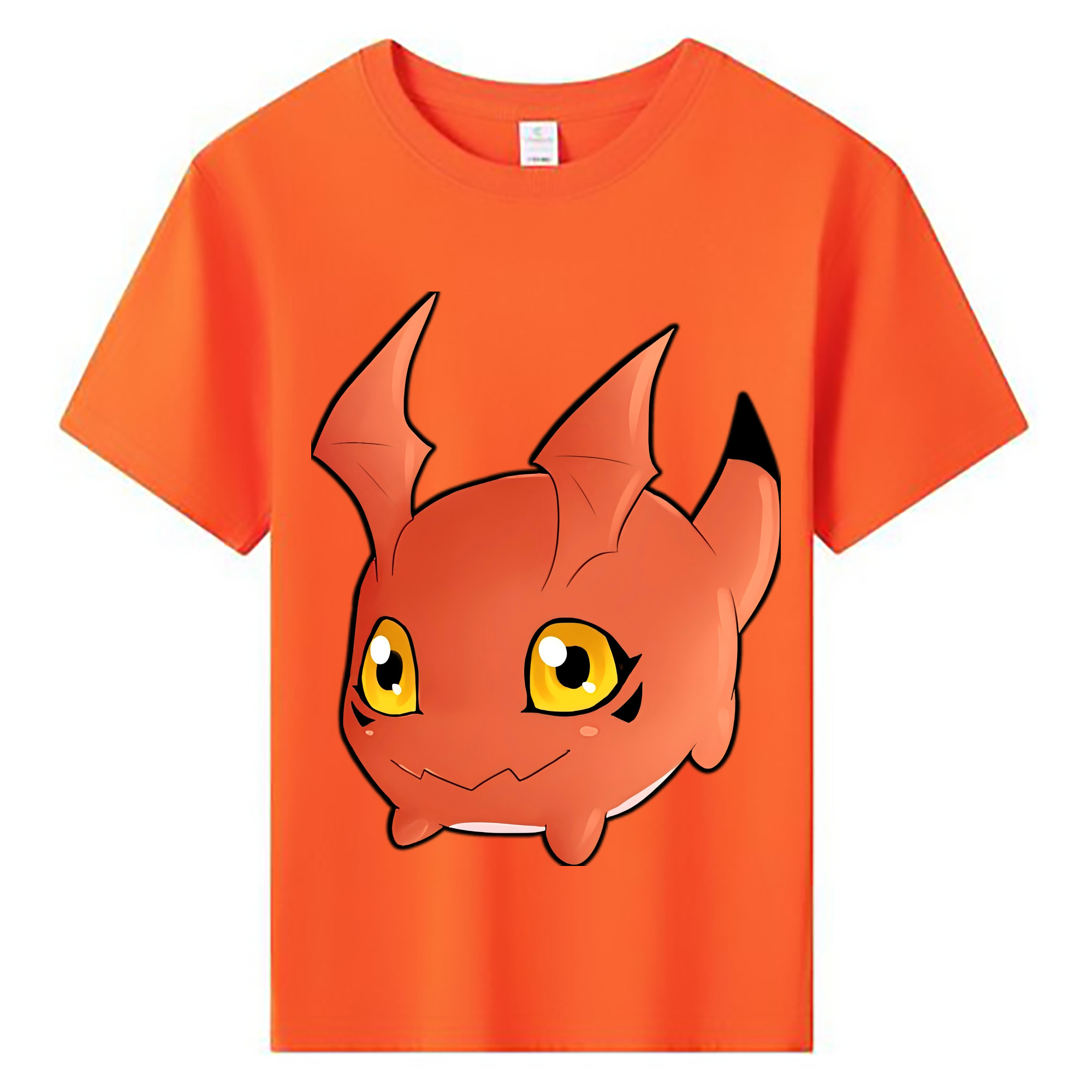 （画像用） Digimon デジタルモンスター/デジモン 綿100％キッズTシャツ（フロントプリント）