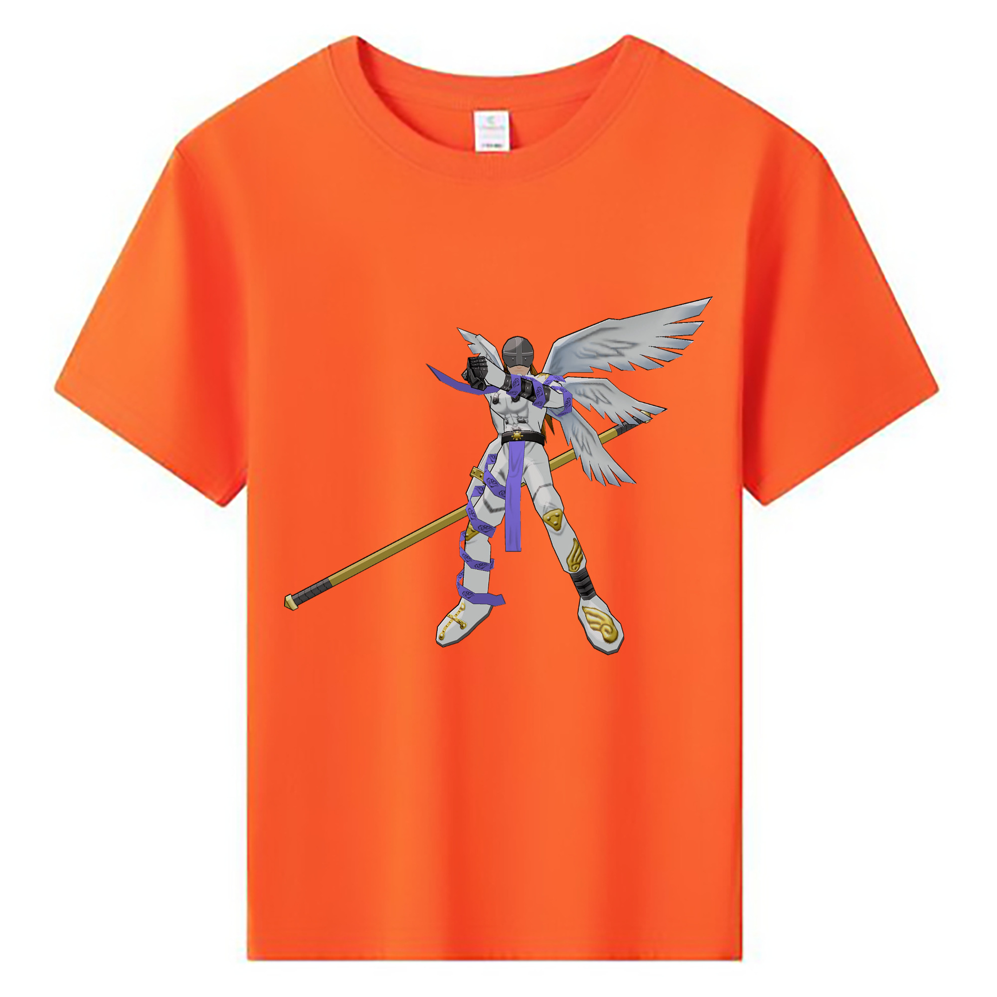 （画像用） Digimon デジタルモンスター/デジモン 綿100％キッズTシャツ（フロントプリント）