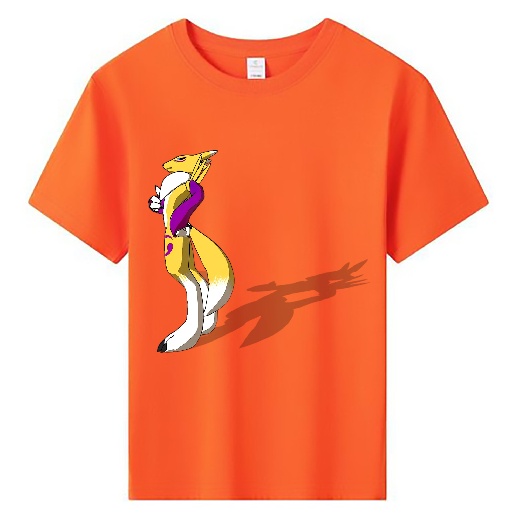 （画像用） Digimon デジタルモンスター/デジモン 綿100％キッズTシャツ（フロントプリント）