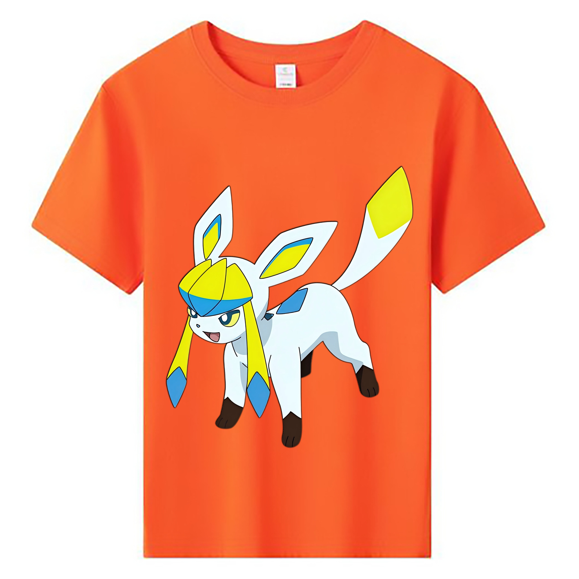 （画像用） Digimon デジタルモンスター/デジモン 綿100％キッズTシャツ（フロントプリント）