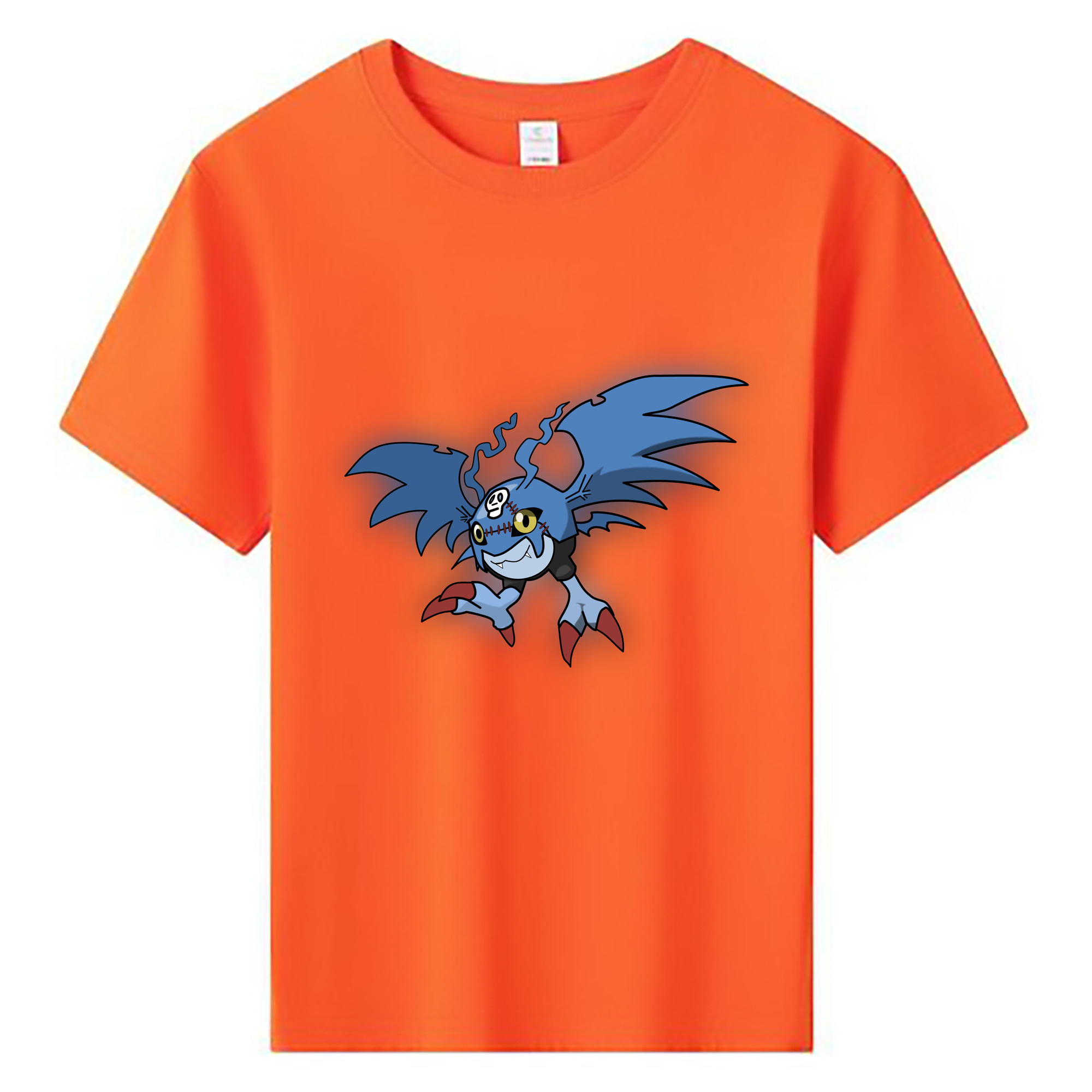 （画像用） Digimon デジタルモンスター/デジモン 綿100％キッズTシャツ（フロントプリント）
