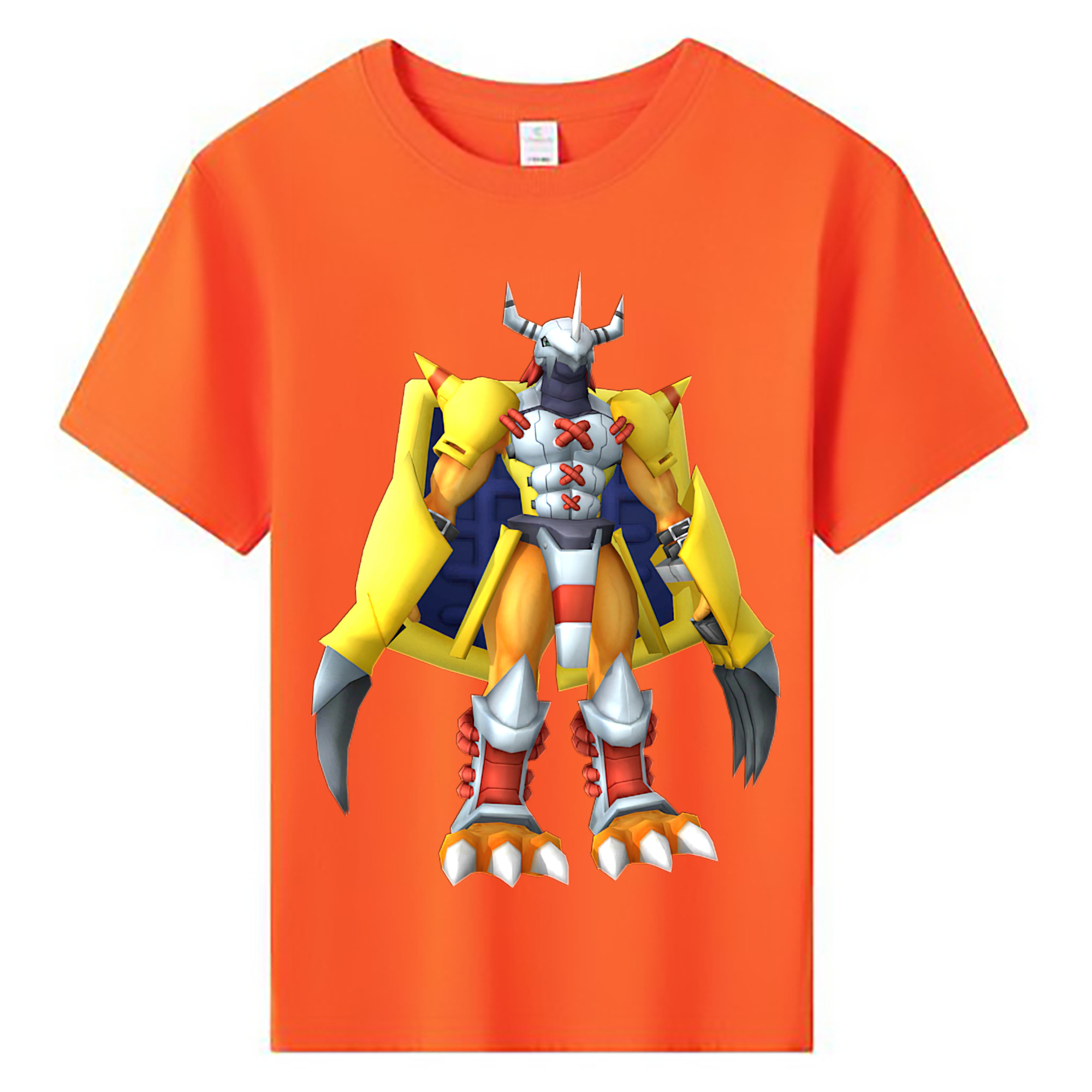 （画像用） Digimon デジタルモンスター/デジモン 綿100％キッズTシャツ（フロントプリント）