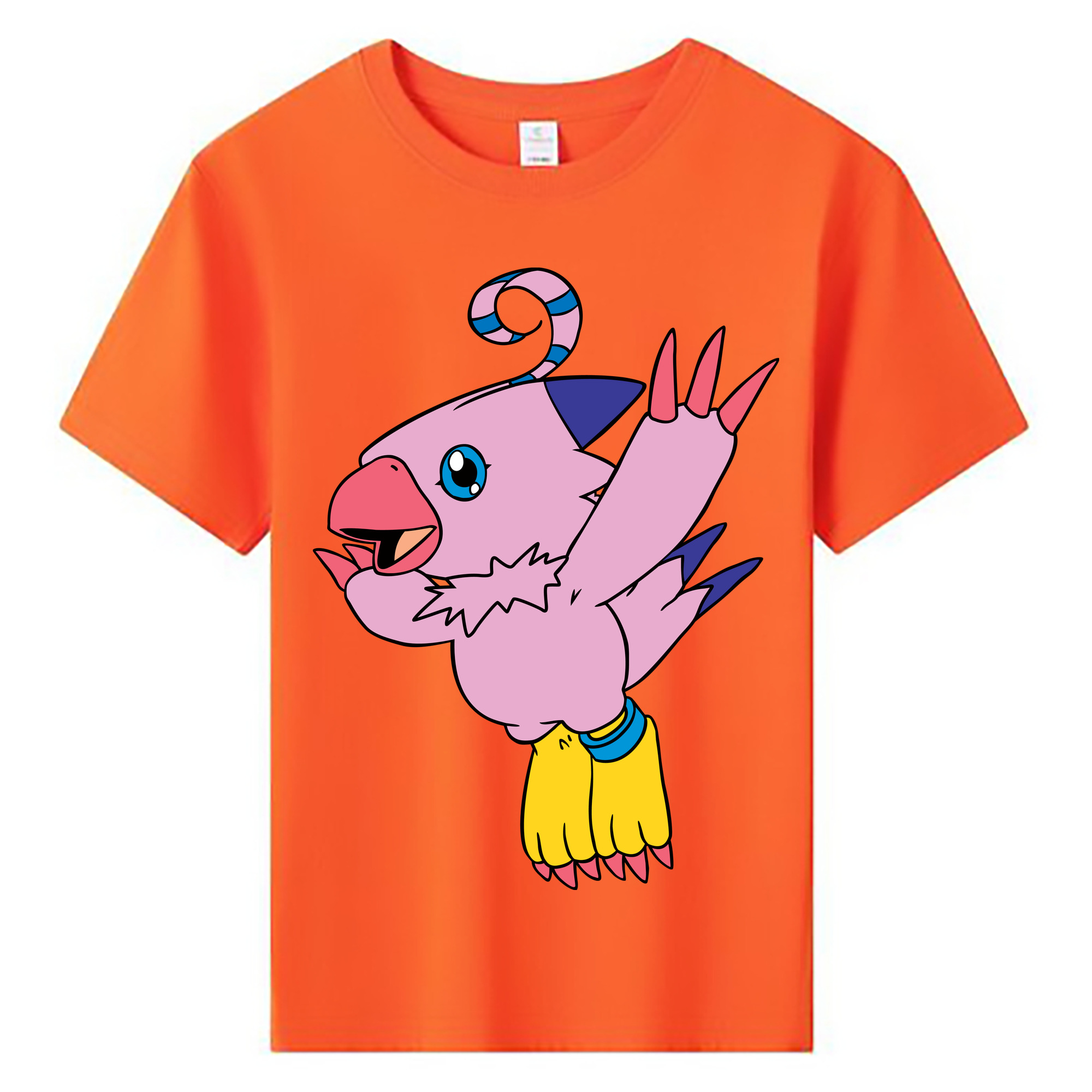 （画像用） Digimon デジタルモンスター/デジモン 綿100％キッズTシャツ（フロントプリント）