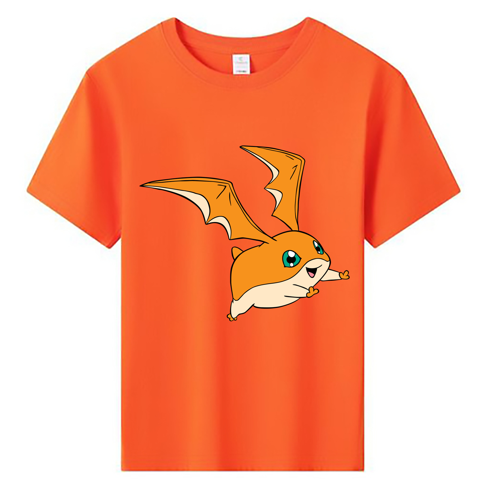 （画像用） Digimon デジタルモンスター/デジモン 綿100％キッズTシャツ（フロントプリント）