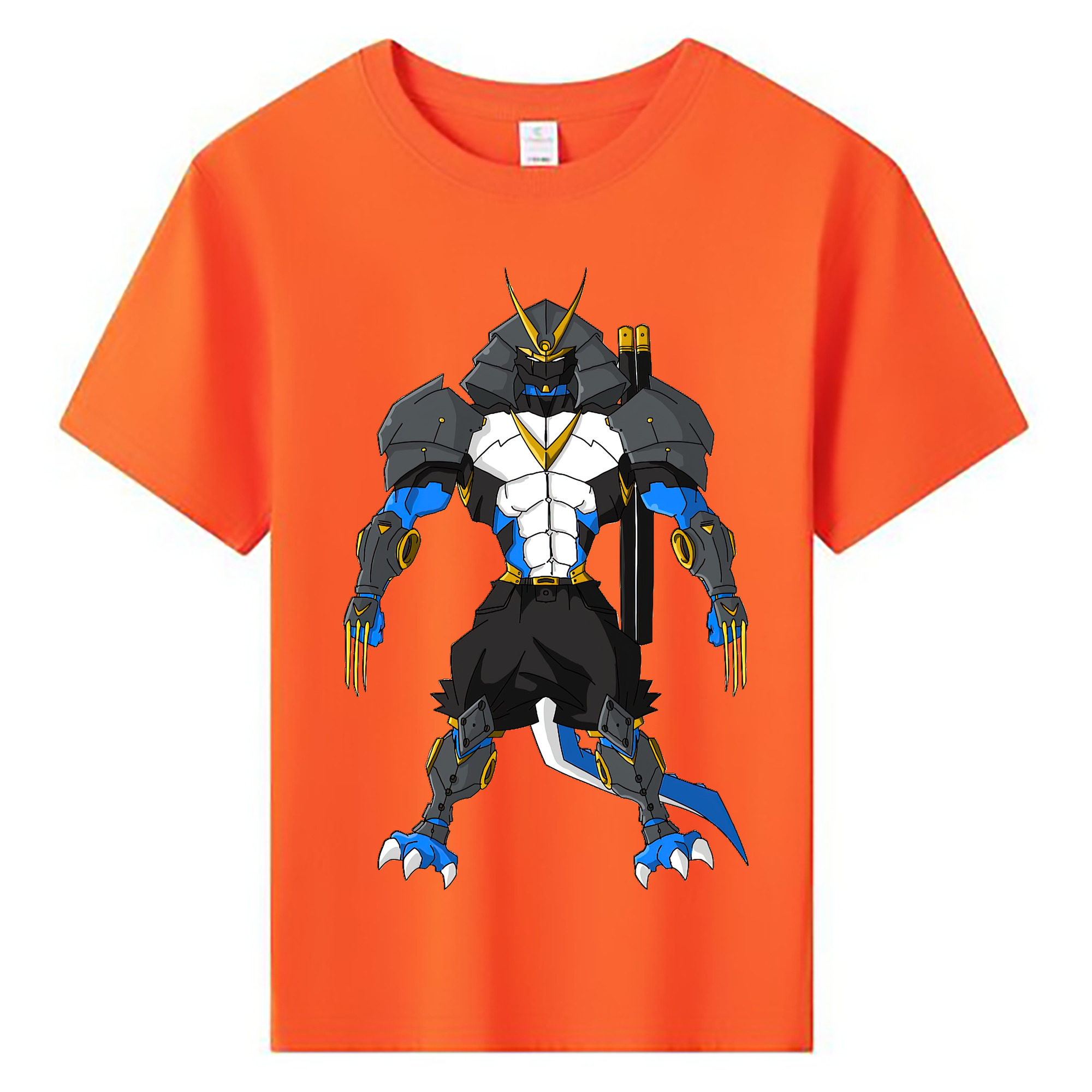 （画像用） Digimon デジタルモンスター/デジモン 綿100％キッズTシャツ（フロントプリント）