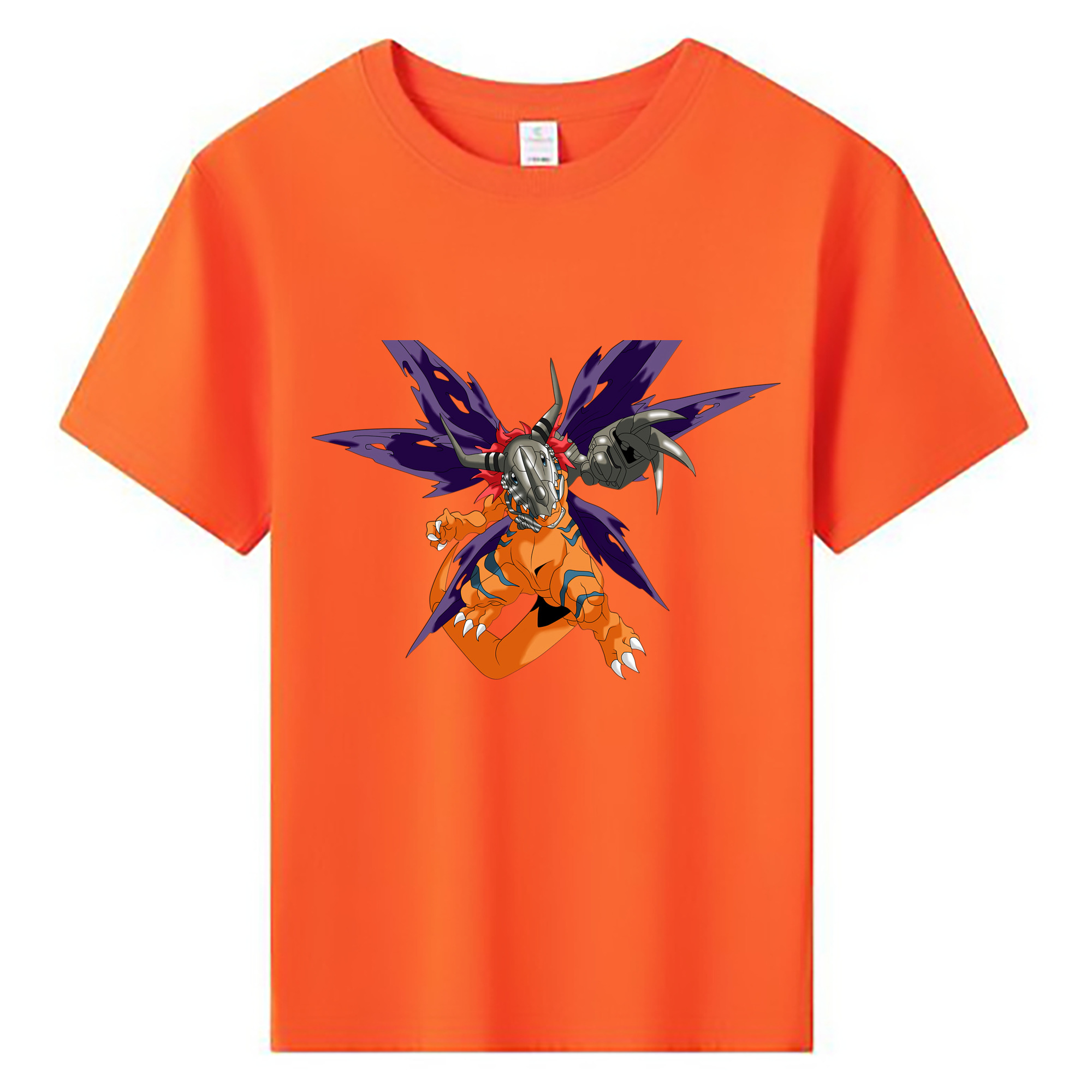 （画像用） Digimon デジタルモンスター/デジモン 綿100％キッズTシャツ（フロントプリント）