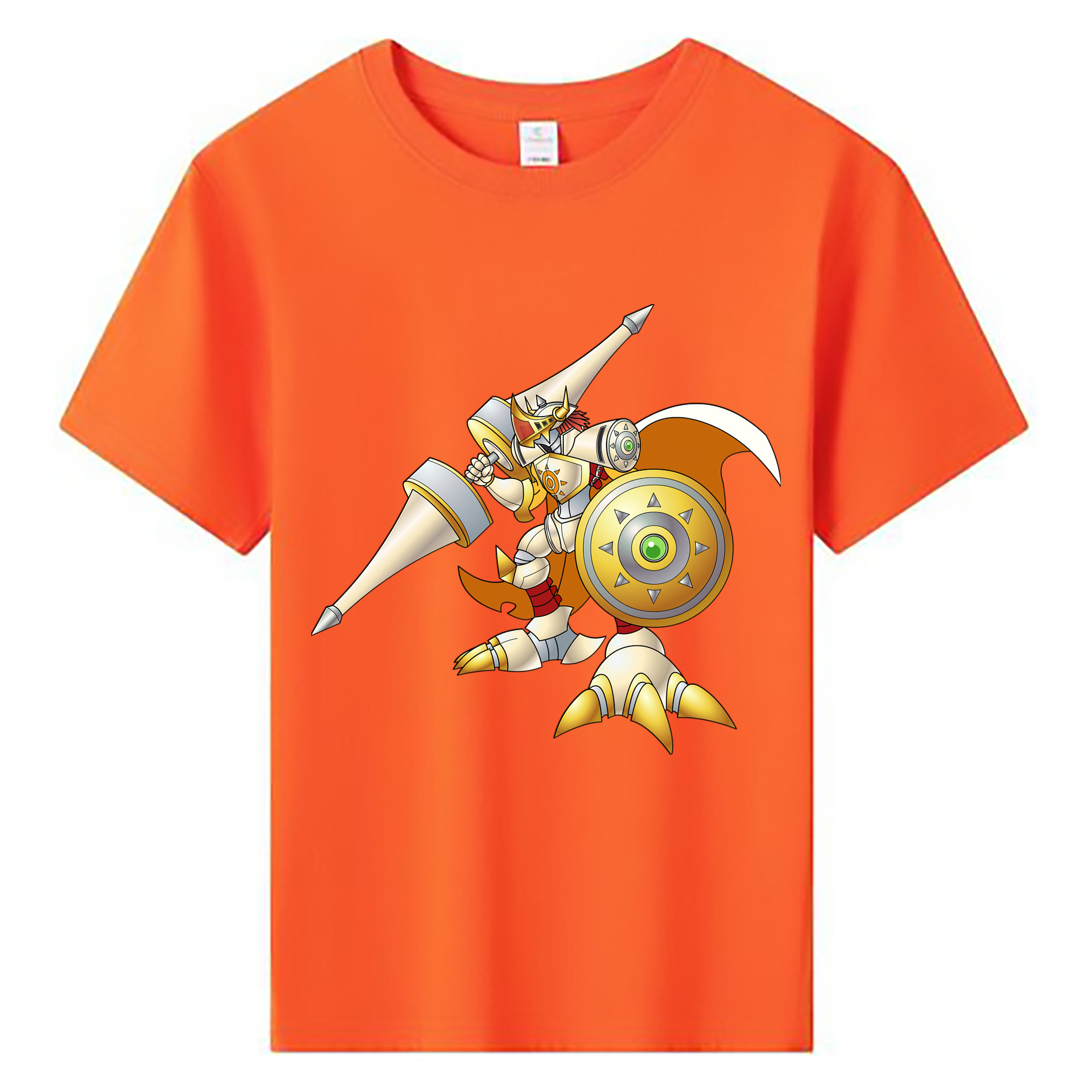 （画像用） Digimon デジタルモンスター/デジモン 綿100％キッズTシャツ（フロントプリント）