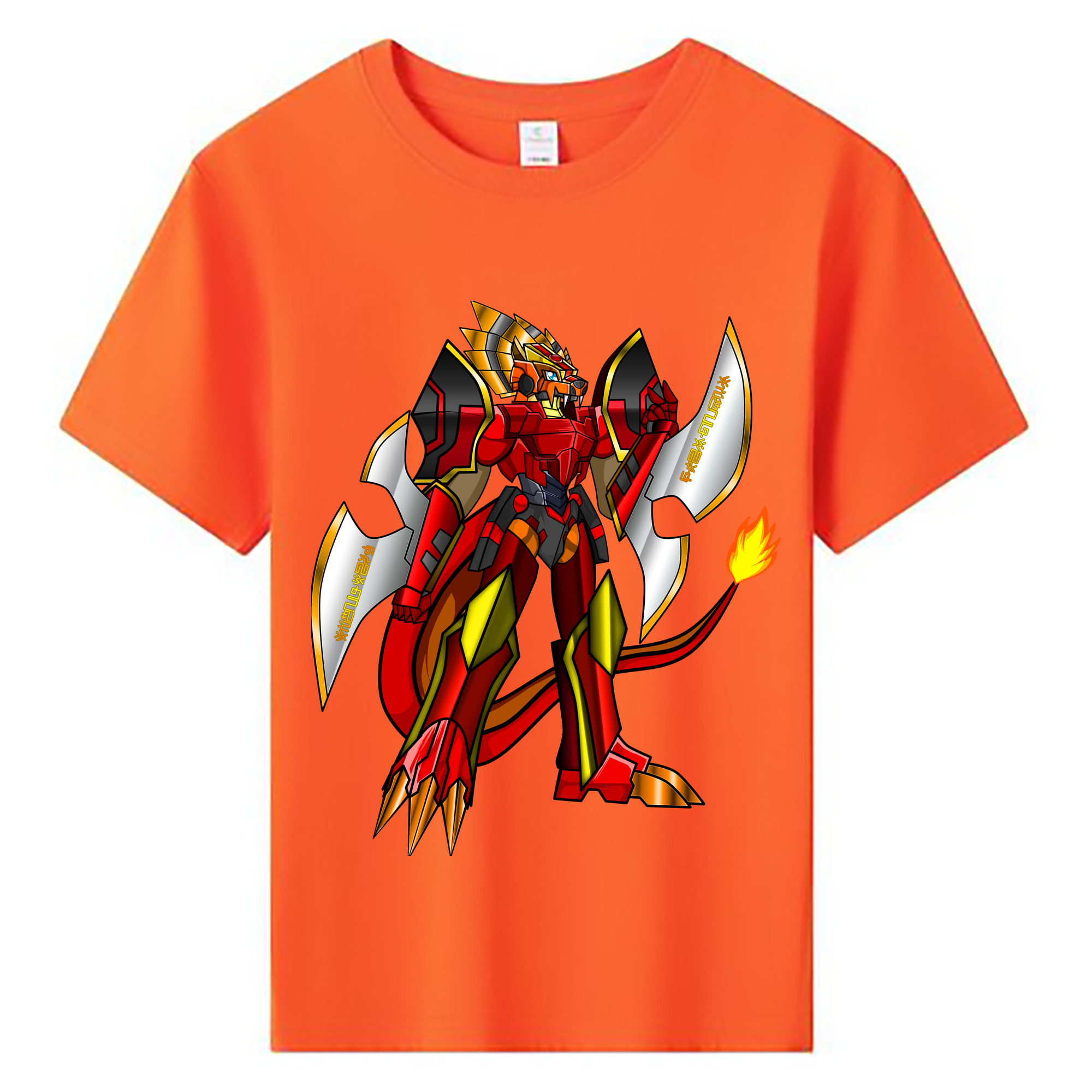 （画像用） Digimon デジタルモンスター/デジモン 綿100％キッズTシャツ（フロントプリント）