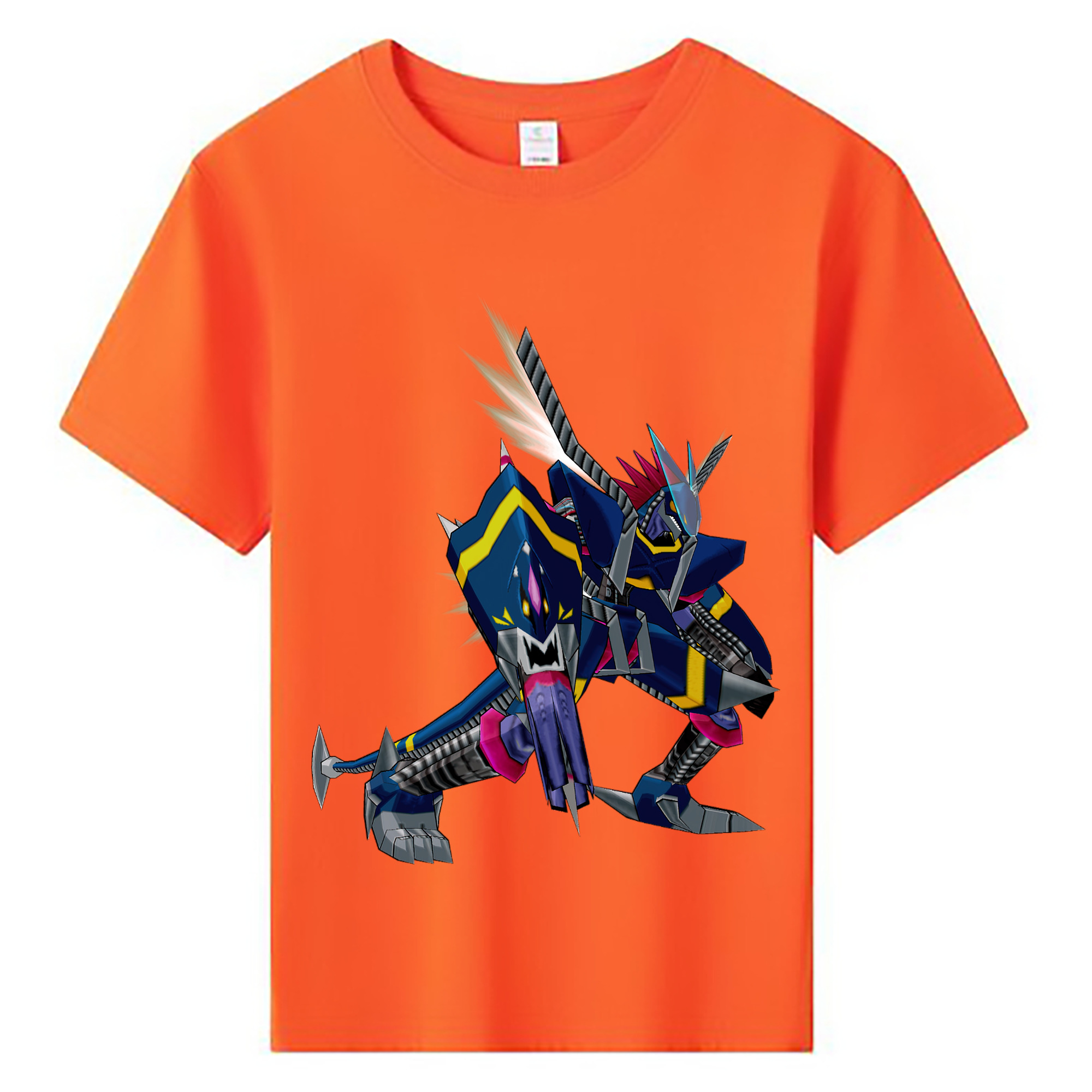 （画像用） Digimon デジタルモンスター/デジモン 綿100％キッズTシャツ（フロントプリント）